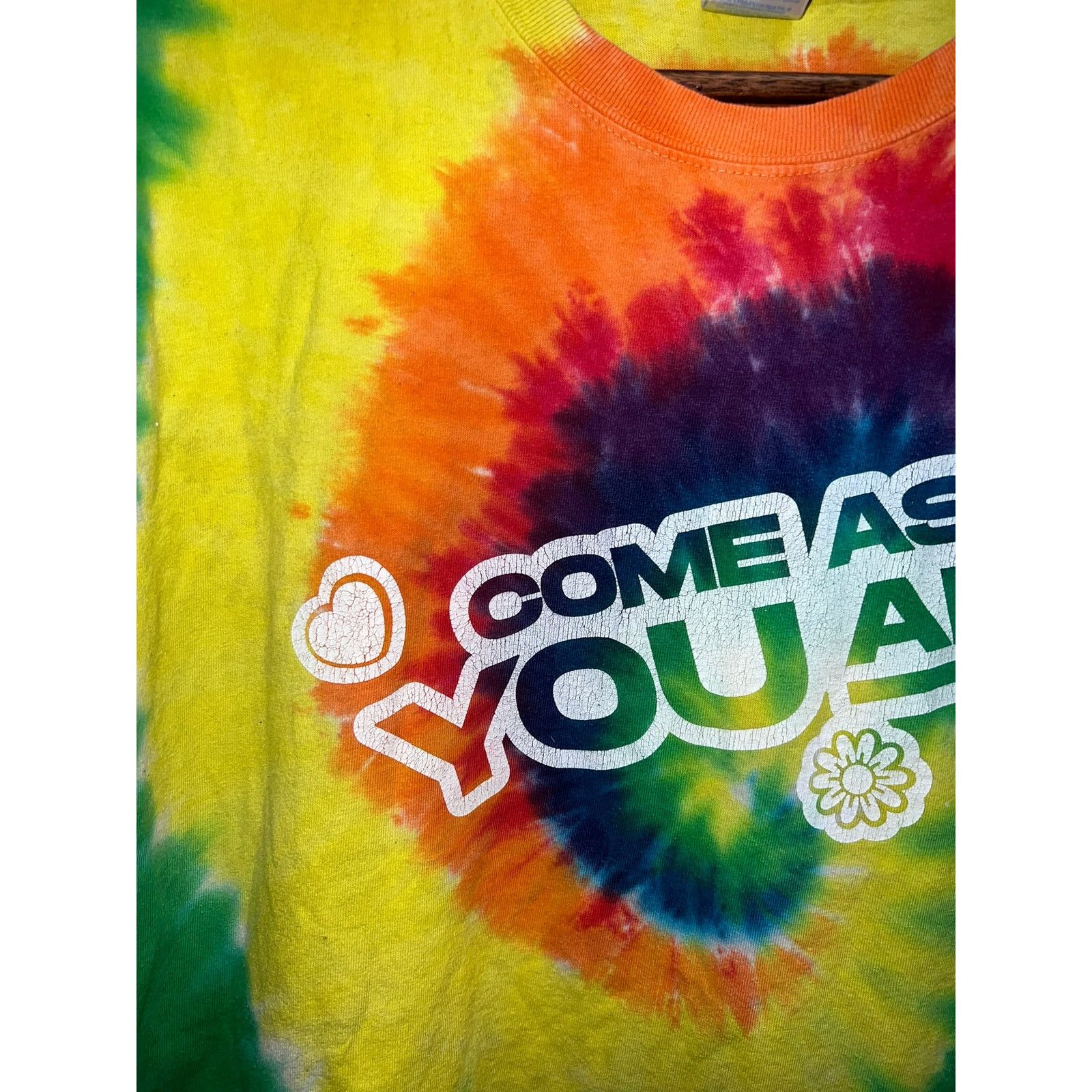 Crocs Crocs Shirt Come As Your Are Tie Dye Shoe Promo Tee XL Size US XL / EU 56 / 4 - 3 Thumbnail