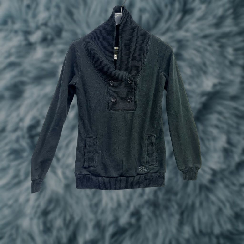 Billabong Billabong Sweater Women's L Black Pullover Button Size L / US 10 / IT 46 - 1 Thumbnail