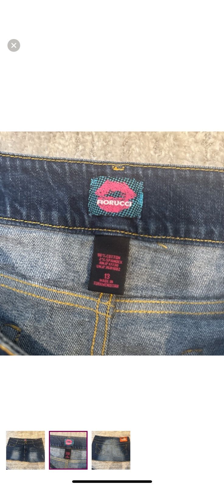 Fiorucci Fiorucci vintage skirt Size 29" - 3 Thumbnail