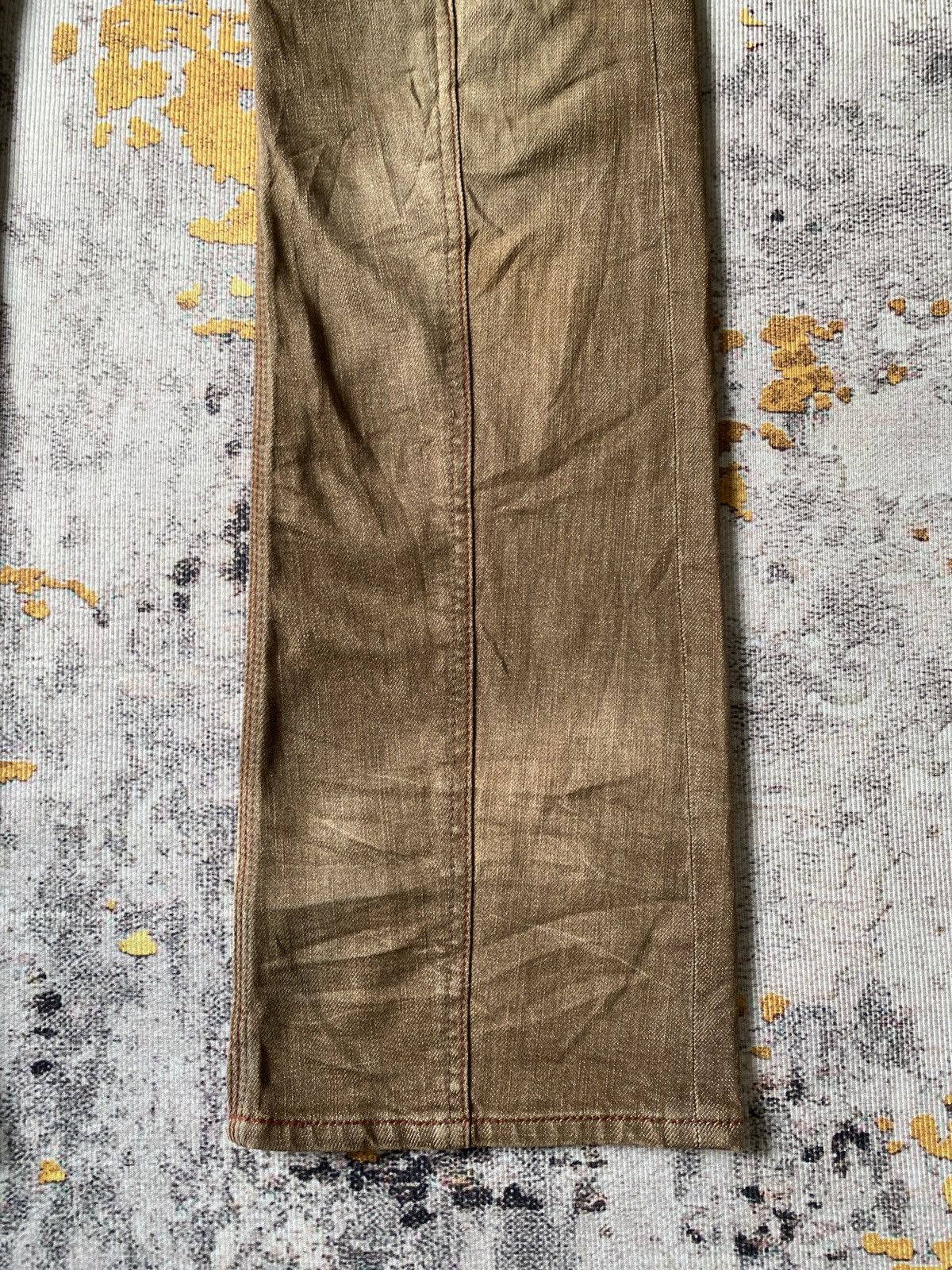 Japanese Brand Nicole Club For Men NCFM Faded Brown Design Denim Size US 32 / EU 48 - 5 Thumbnail