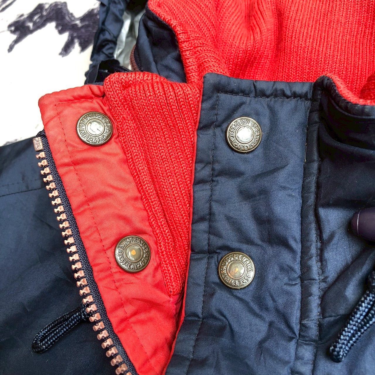 Levi's Vintage Clothing 90s Levi’s Docker Jacket Vintage Puffer Size US XL / EU 56 / 4 - 6 Thumbnail
