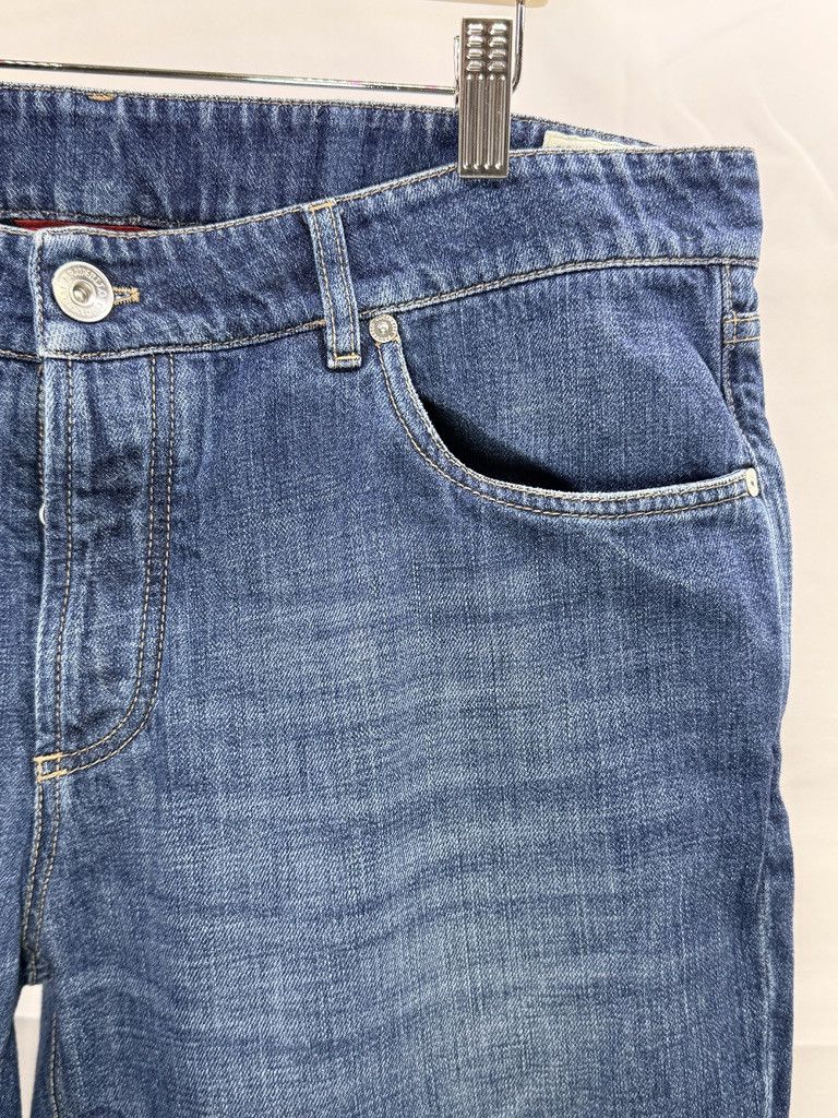 Brunello Cucinelli BRUNELLO CUCINELLI Traditional Fit Button Fly Denim Jeans Size US 36 / EU 52 - 7 Thumbnail