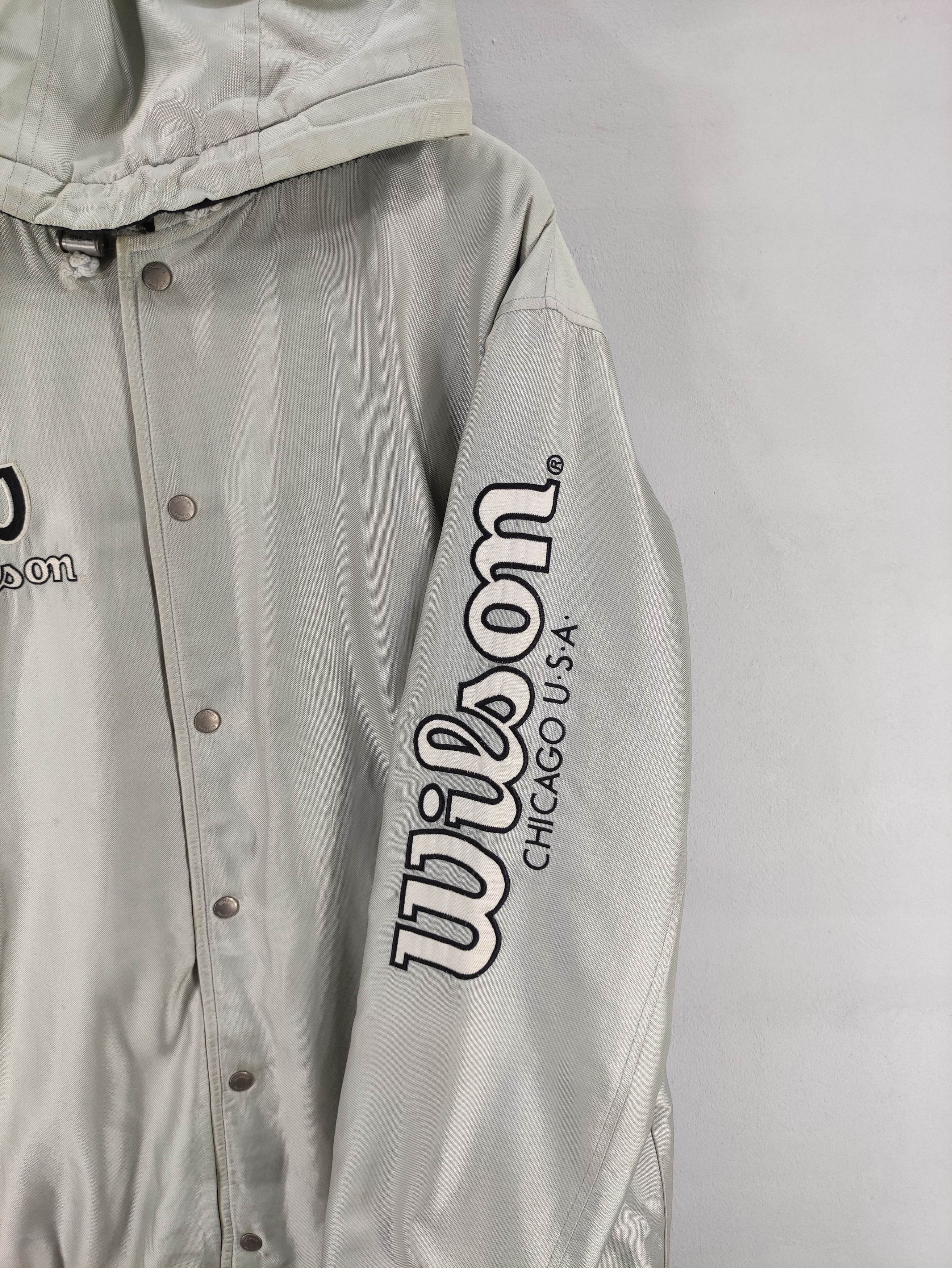 Wilson Vintage WIlson Hoodie Jacket Snap Button Size US L / EU 52-54 / 3 - 3 Thumbnail