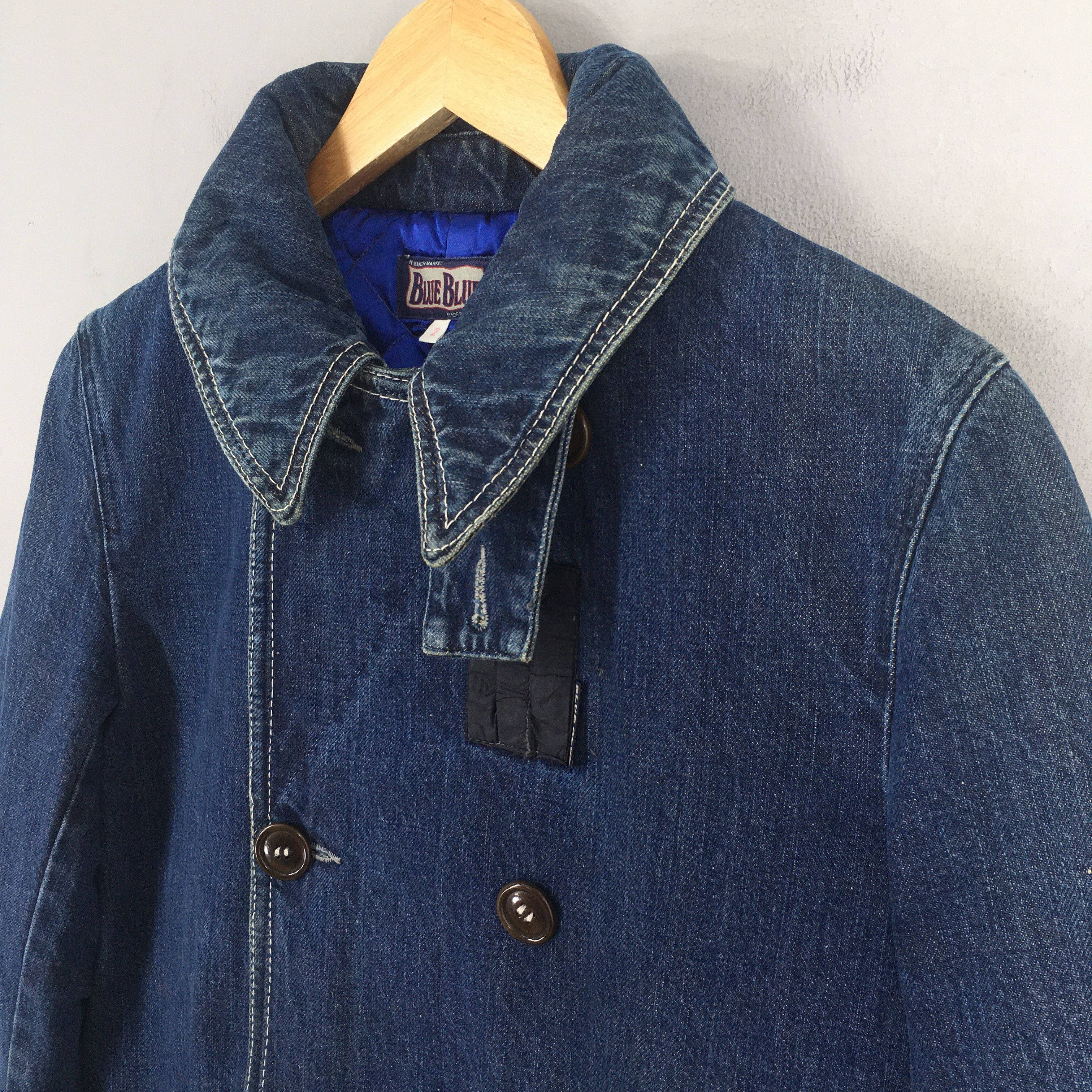Blue Blue Japan Vintage Blue Blue Japan Indigo Us Navy Jeans Jacket Size US M / EU 48-50 / 2 - 3 Thumbnail