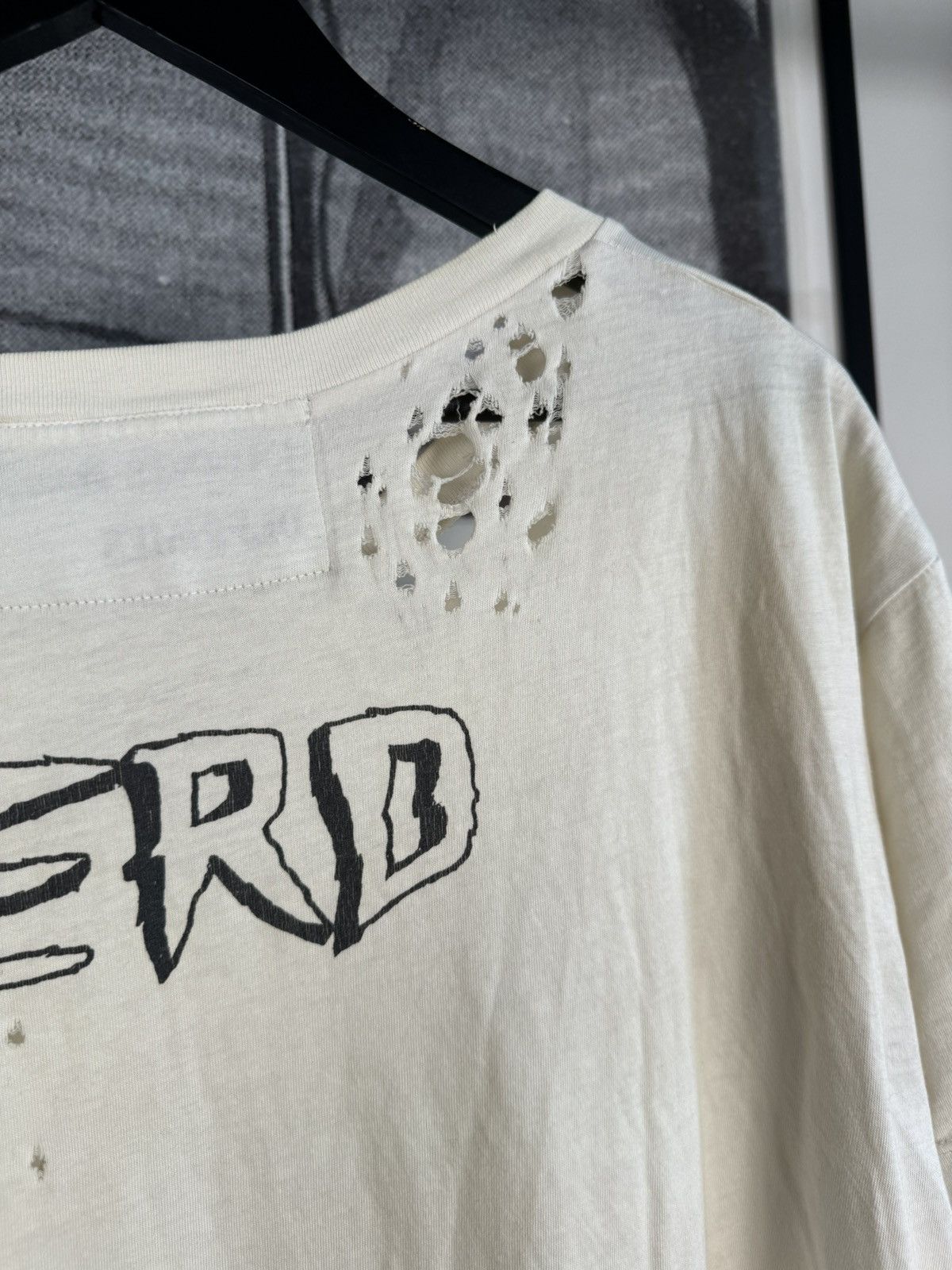 Enfants Riches Deprimes 🚭2017 GRAIL🚭1 of 25 HAND-THRASHED "SAD MICKEY" COLLAB SHIRT Size US L / EU 52-54 / 3 - 14 Thumbnail