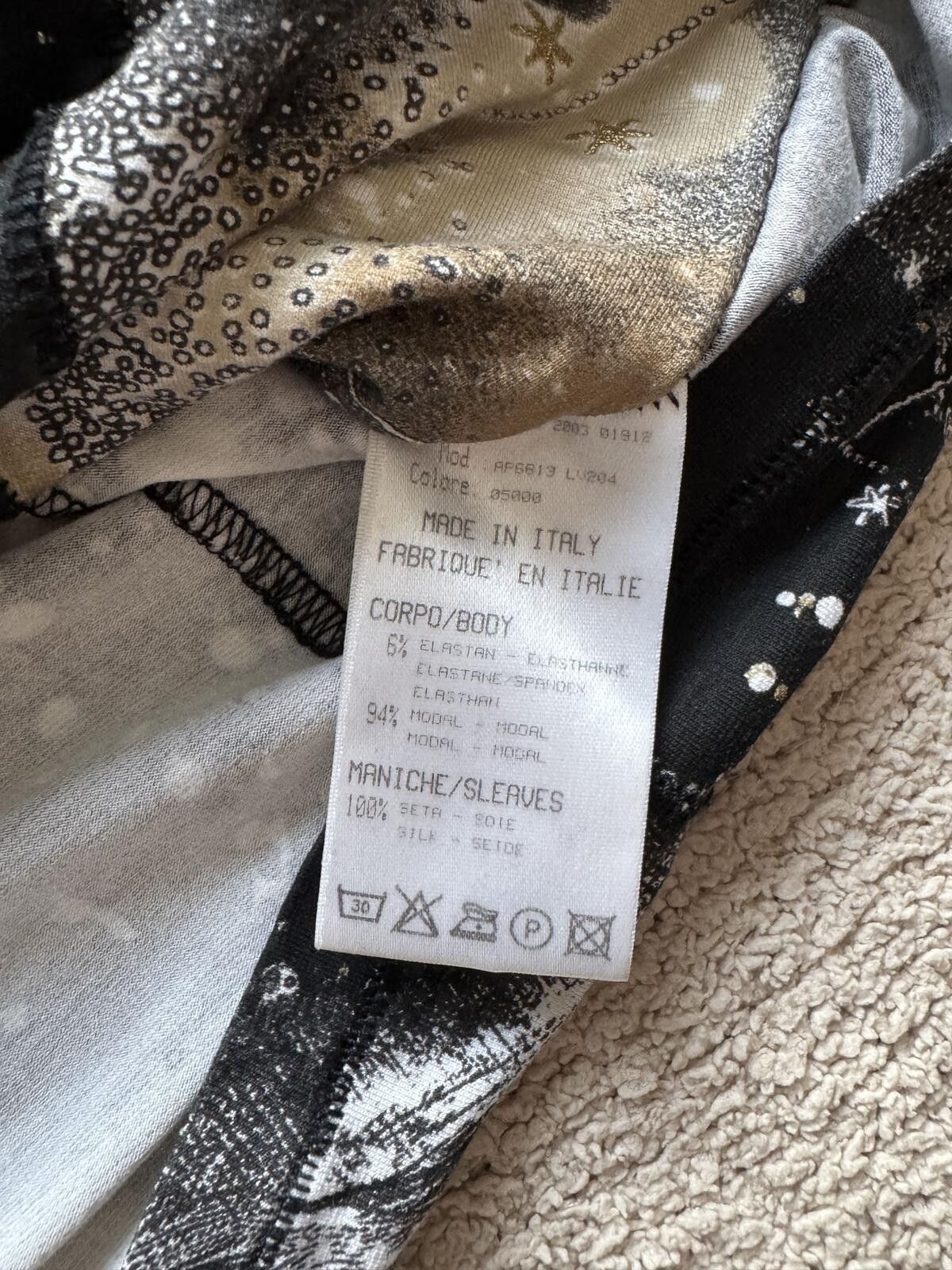 Roberto Cavalli ARCHIVE Roberto Cavalli FW 2003 "Constellation" Zodiac Top Size L / US 10 / IT 46 - 7 Thumbnail
