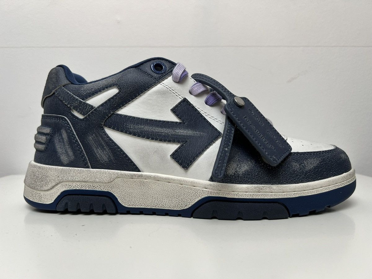 Off-White Off-White Out of Office Vintage Leather 'Navy Blue' Size US 10 / EU 43 - 5 Thumbnail