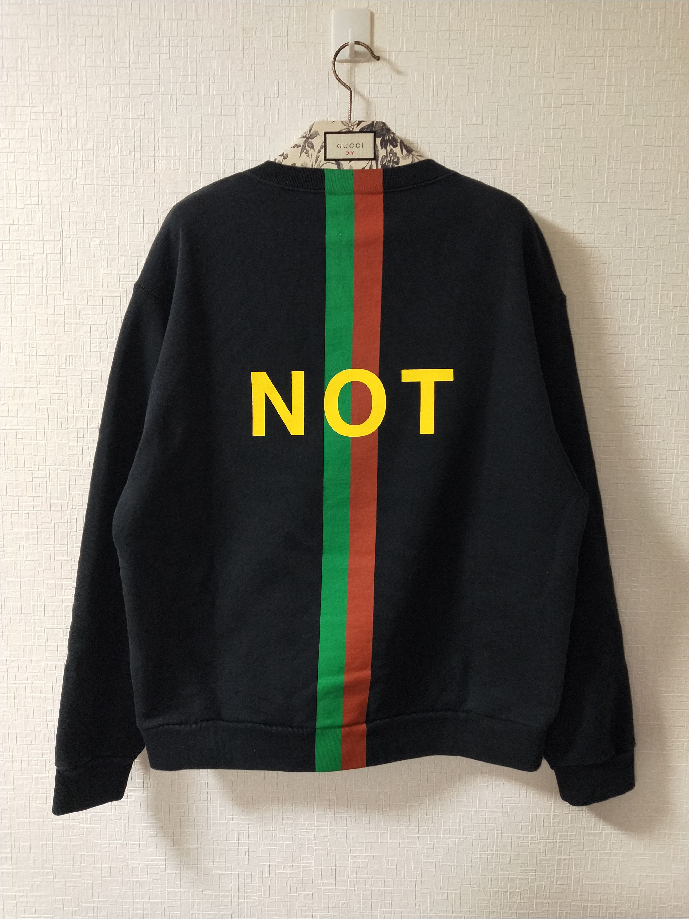 Gucci 'Not Fake' Sweatshirt Size US M / EU 48-50 / 2 - 2 Thumbnail