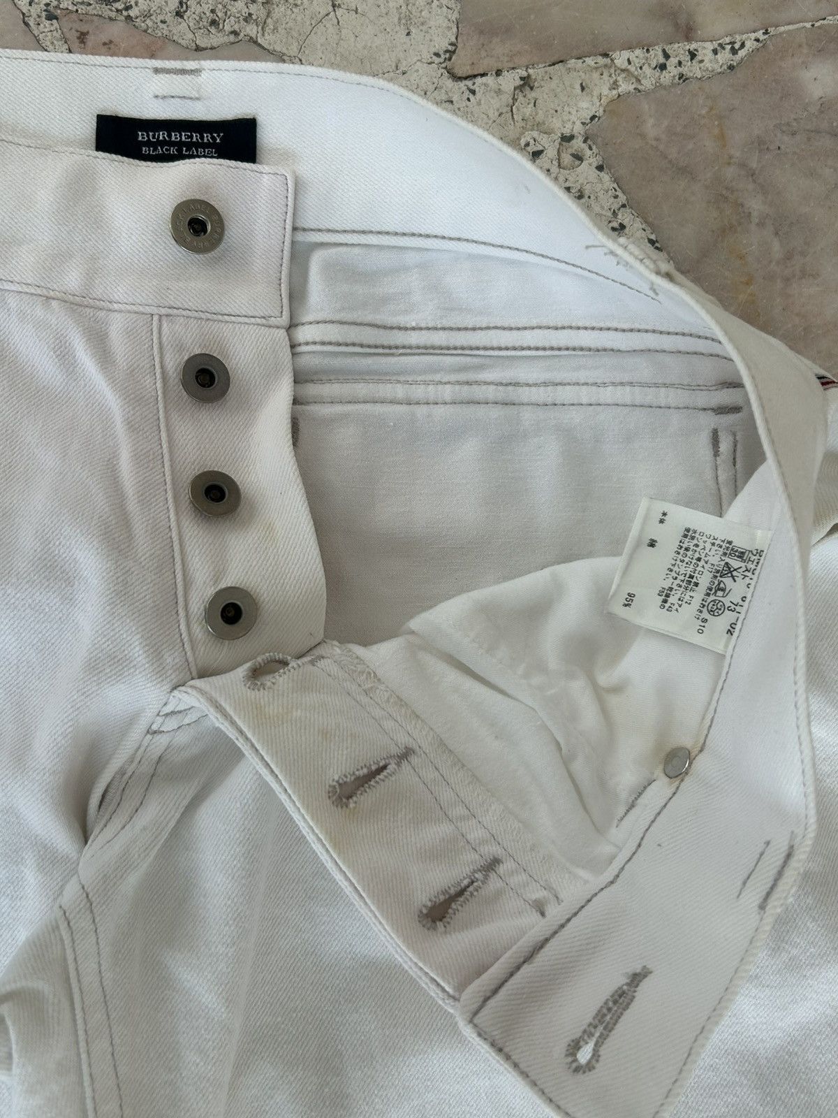 Burberry Burberry Black Label Vintage White Casual Pants Size US 32 / EU 48 - 7 Thumbnail