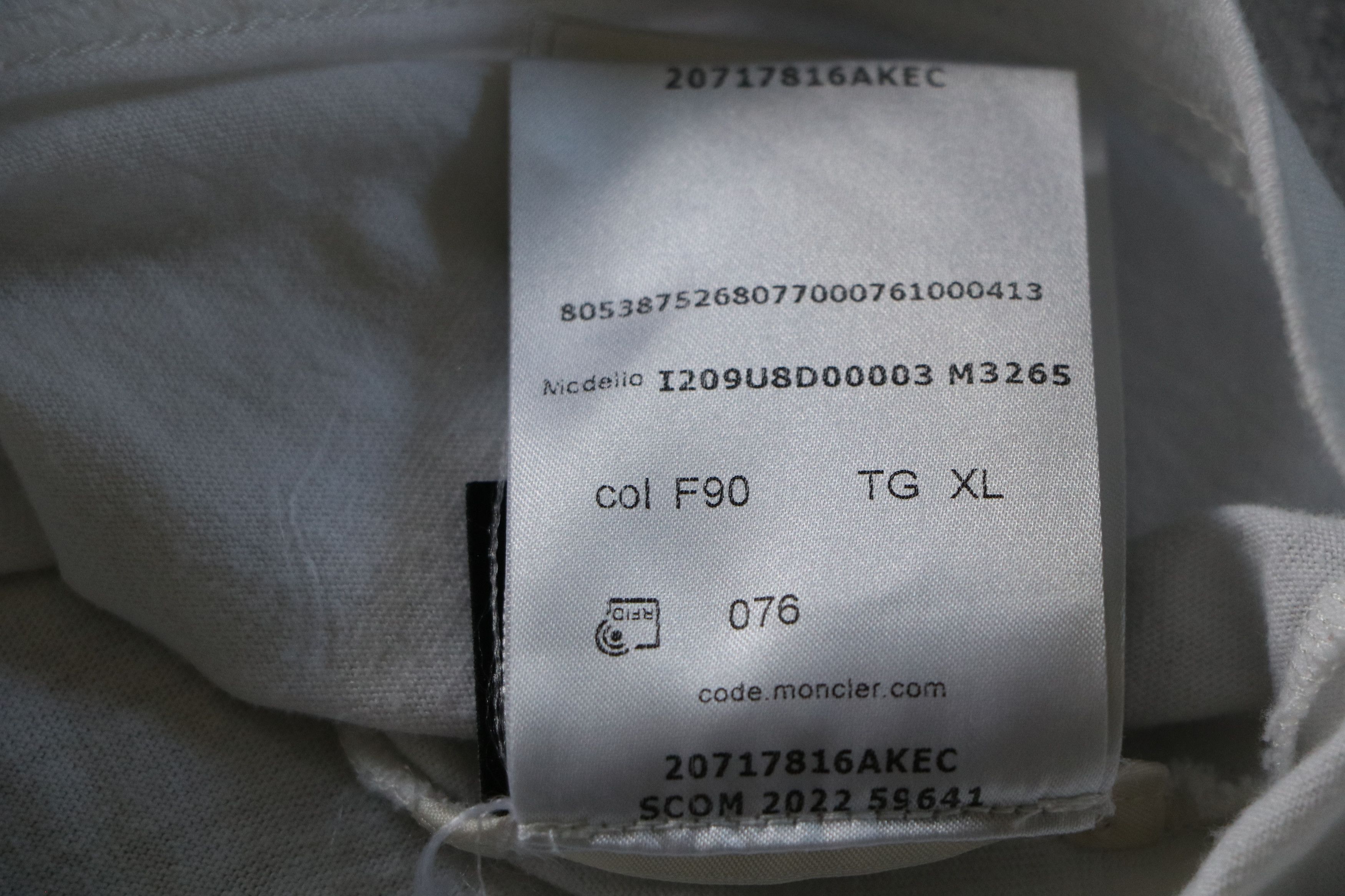 Fragment Design × Moncler 7 Moncler FRGMT Hiroshi Fujiwara Black & White Long Sleeve Size US XL / EU 56 / 4 - 7 Thumbnail