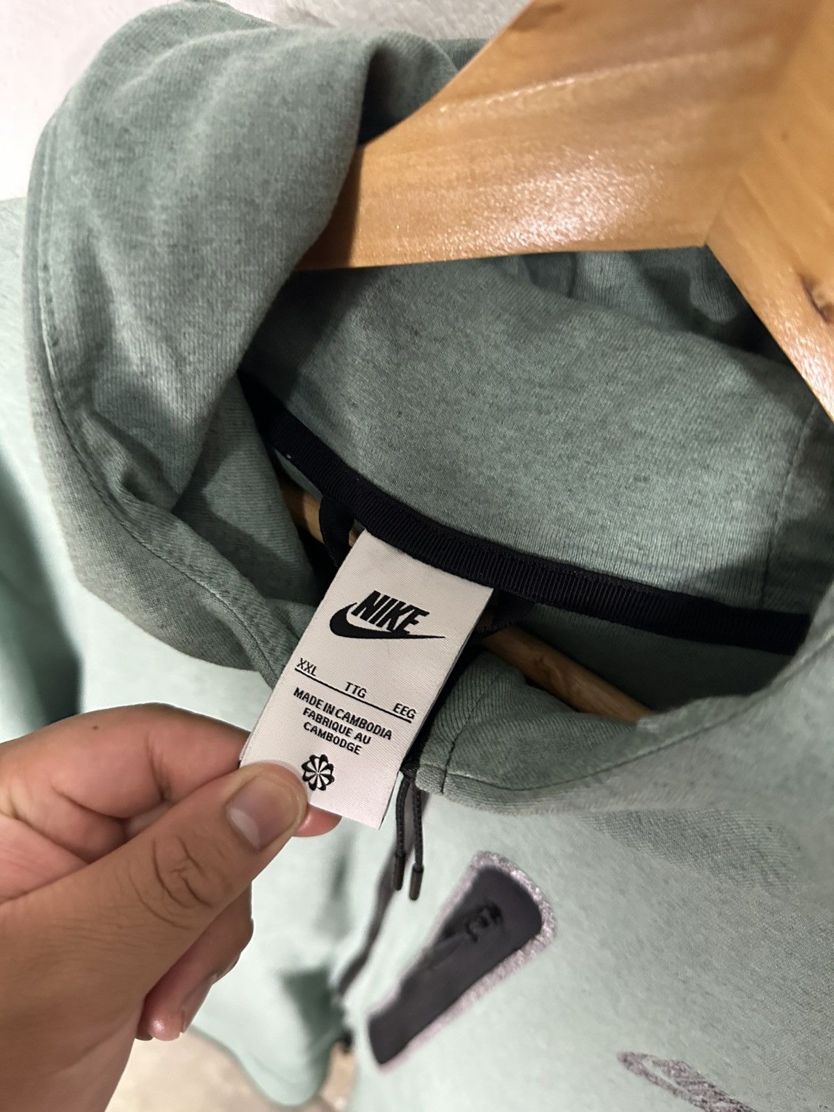 Nike Green Nike Tech Zip Up Sweater Size US XXL / EU 58 / 5 - 3 Thumbnail