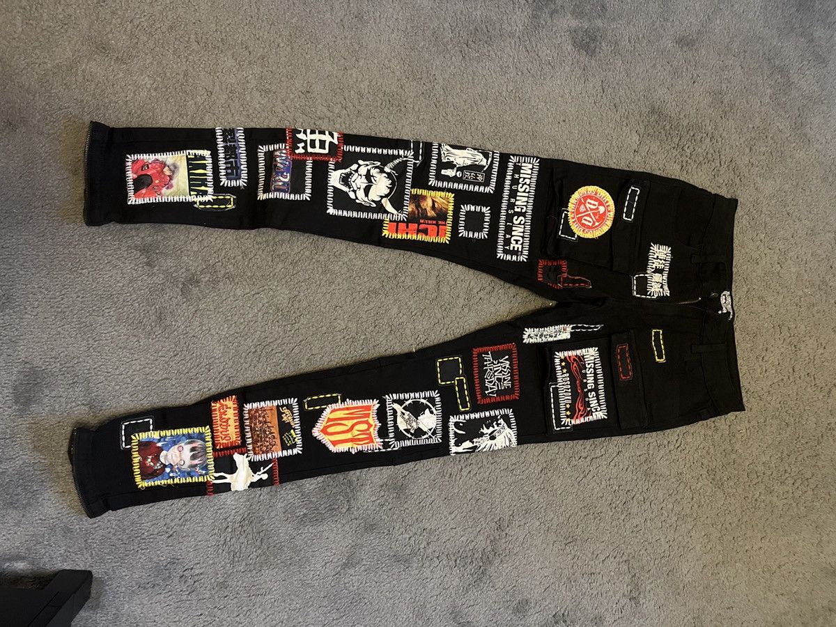 City Morgue × Missing Since Thursday Missing Since Thursday Bosozoku Denim Black Size US 30 / EU 46 - 3 Thumbnail