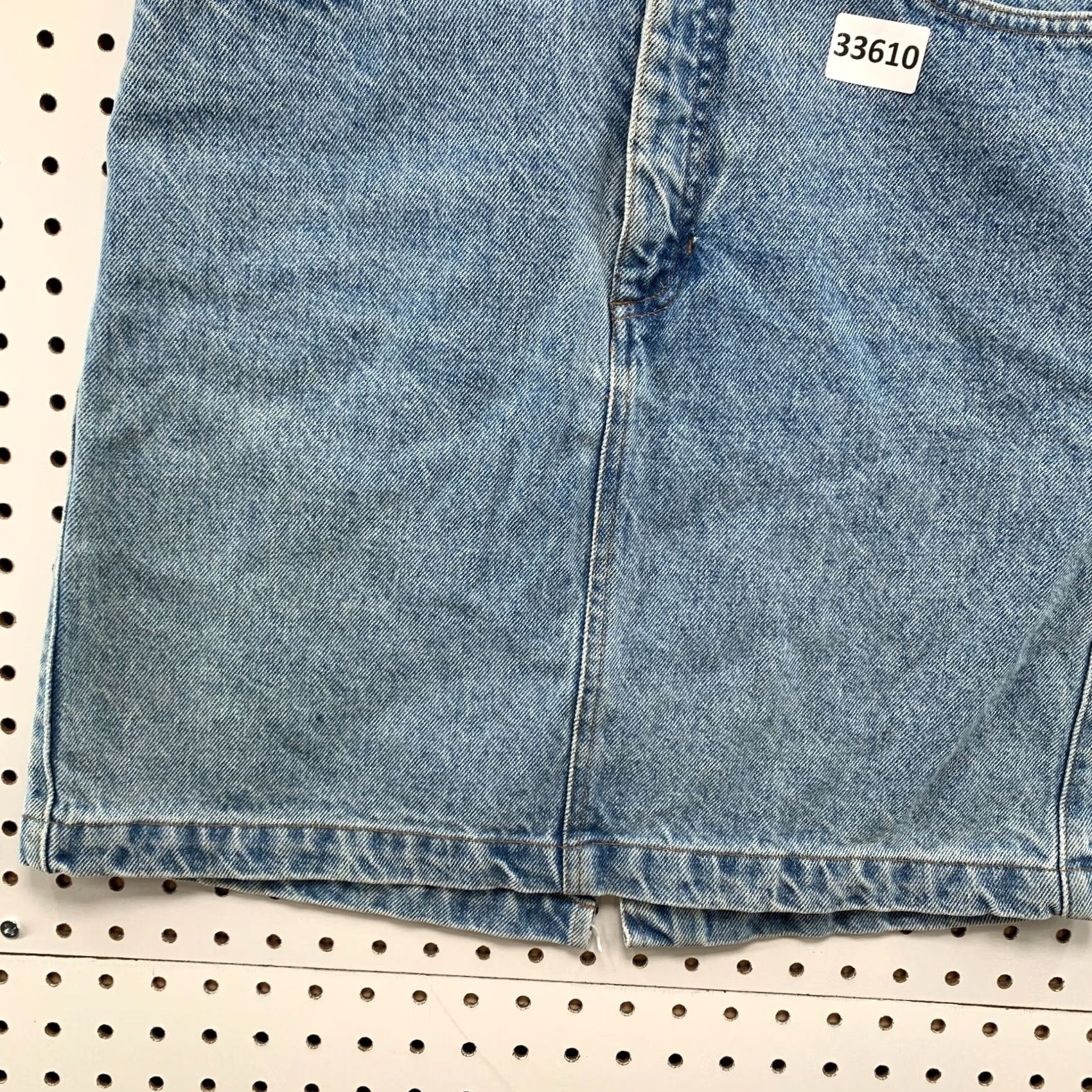 Gap VINTAGE Gap Denim Skirt Womens Size 8 Zipper Light Wash Knee Length 90s Made USA Size 30" / US 8 / IT 44 - 6 Thumbnail