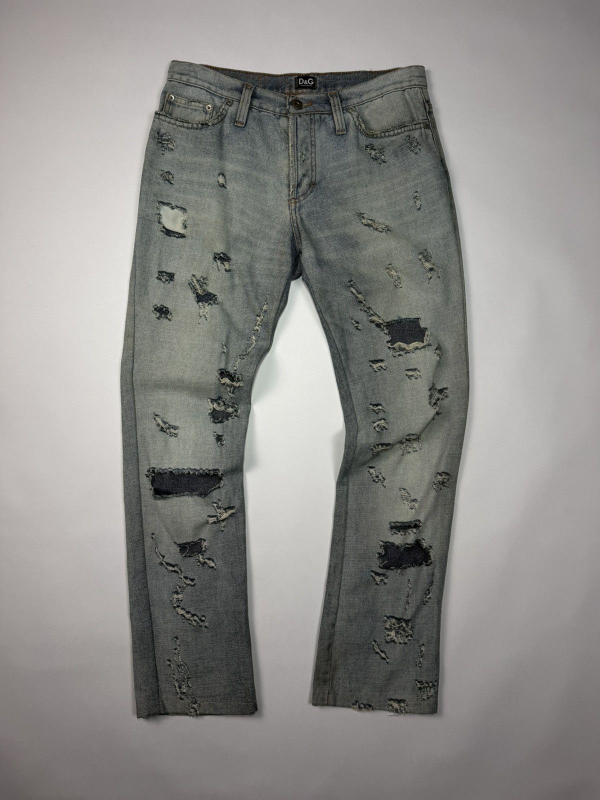 Dolce & Gabbana 2005 Dolce & Gabbana Superman distressed jeans. Size US 36 / EU 52 - 2 Thumbnail