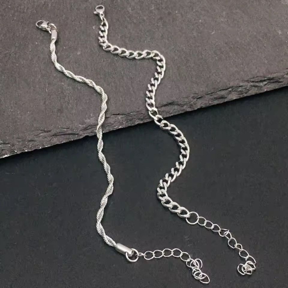 Japanese Brand 2 Pieces / Set Chain Bracelet Size ONE SIZE - 3 Thumbnail