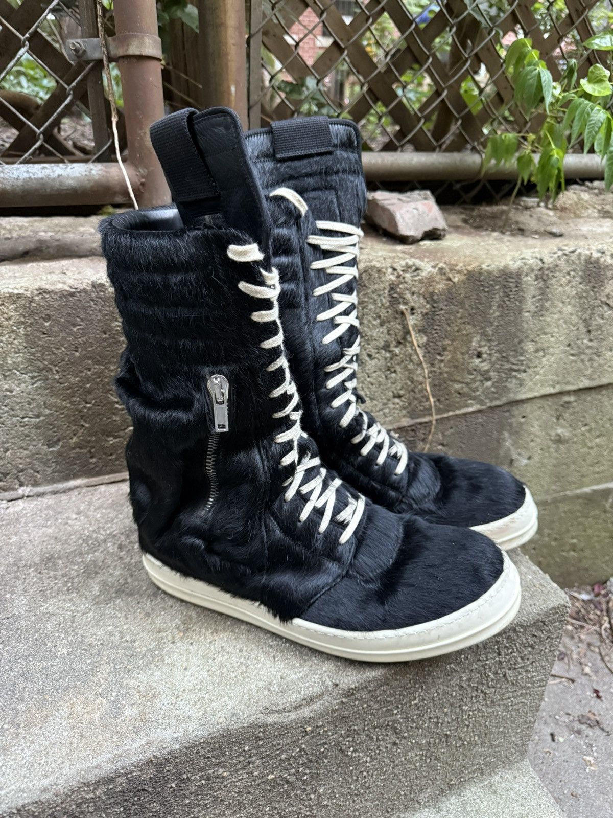 rick owens カーゴジョグ　48 rick owens リックオウエンス カーゴジョグ レザーパンツ 48