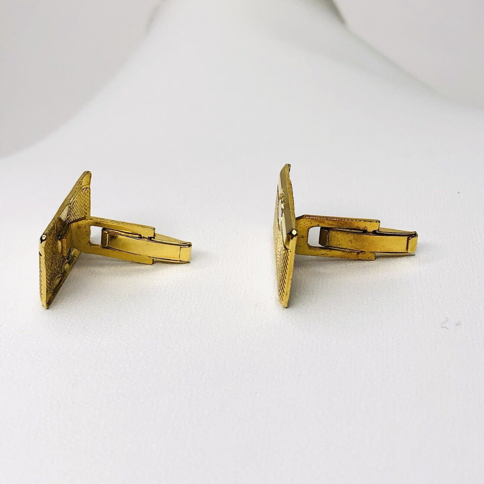 Other Vintage Men Gold tone Cufflinks Goldtone Classic Size ONE SIZE - 3 Thumbnail