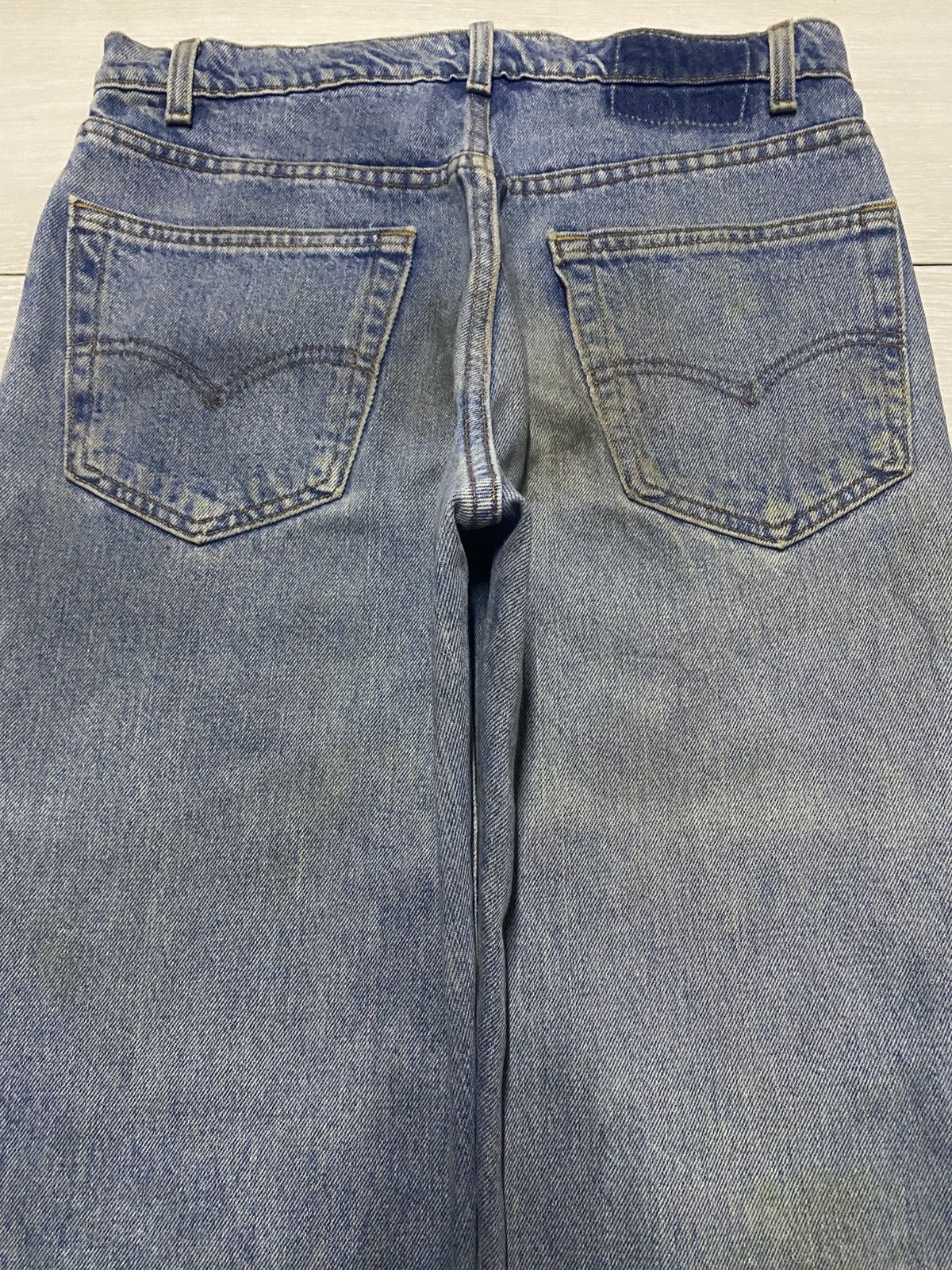 Levi's Vintage Levis Mud Wash Grunge Ripped Jeans Size US 32 / EU 48 - 4 Thumbnail