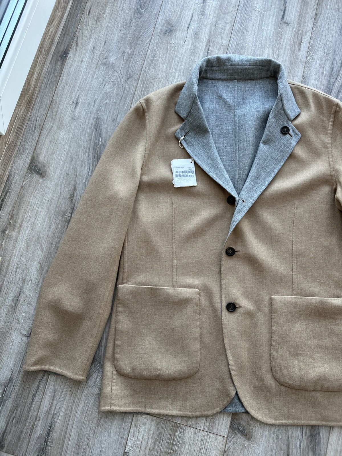 Brunello Cucinelli NWT RPR $5k Brunello Cucinelli Cashmere Reversible Jacket Size US M / EU 48-50 / 2 - 16 Thumbnail