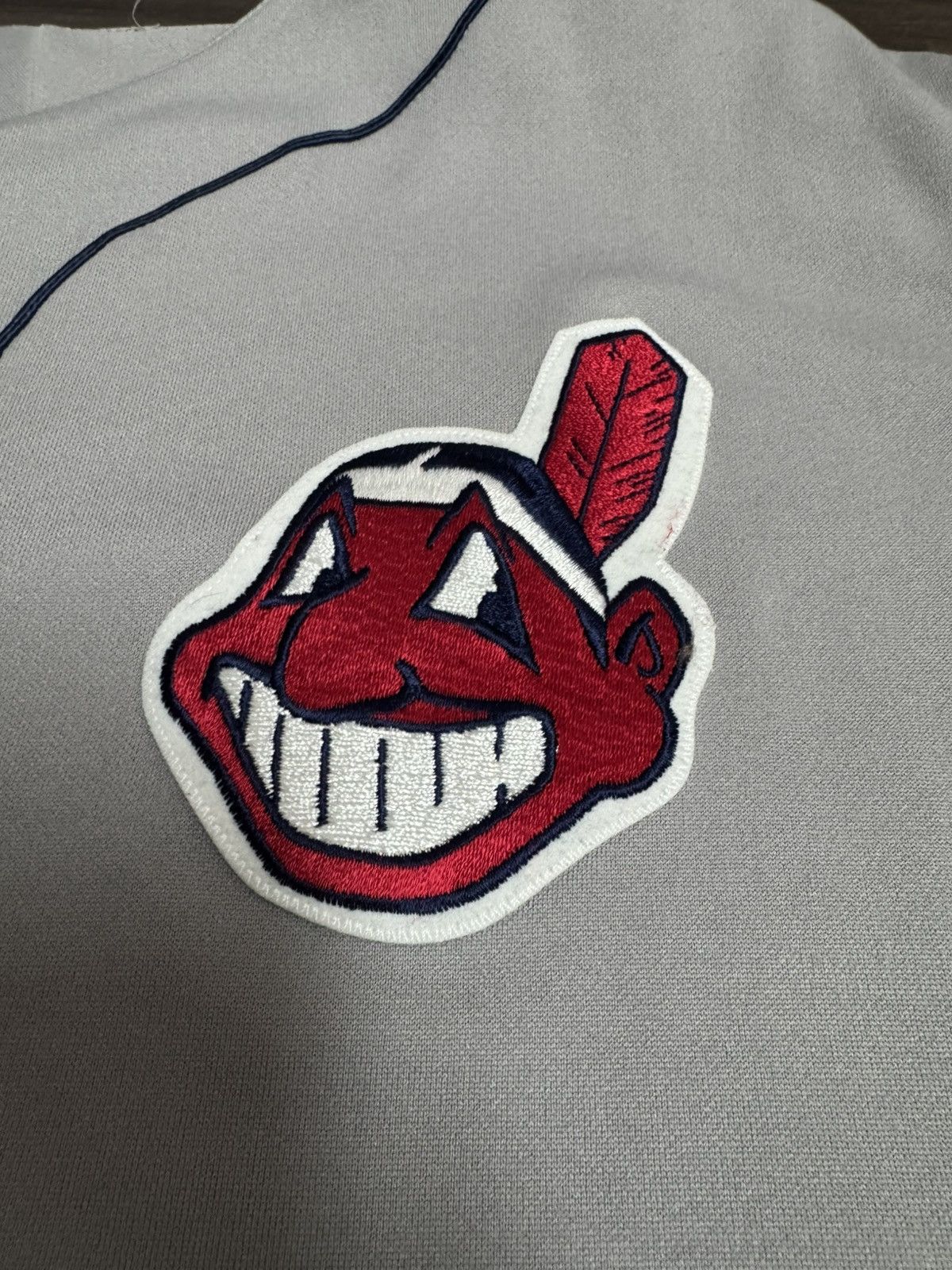 Majestic Vintage Cleveland Indians MLB Genuine Merchandise Jersey Size US XL / EU 56 / 4 - 3 Thumbnail