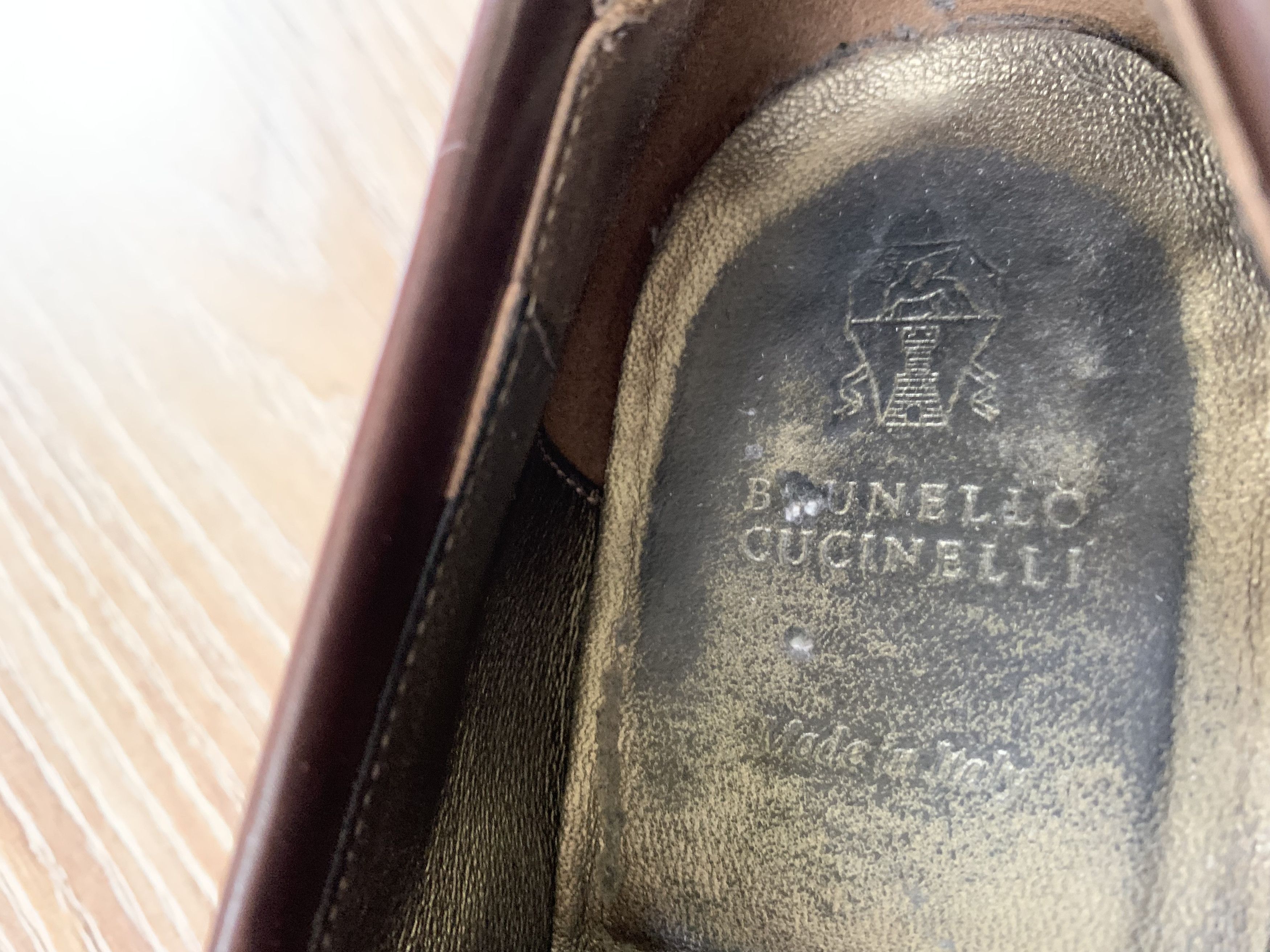 Brunello Cucinelli Brunello Cucinelli Leather Womens Monili Trim Loafers Size US 8 / IT 38 - 9 Thumbnail