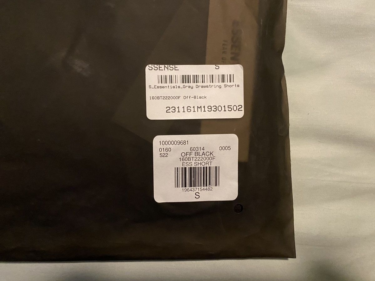 Essentials × Fear of God Essentials FOG Off Black Shorts Size Small Size US 30 / EU 46 - 14 Thumbnail