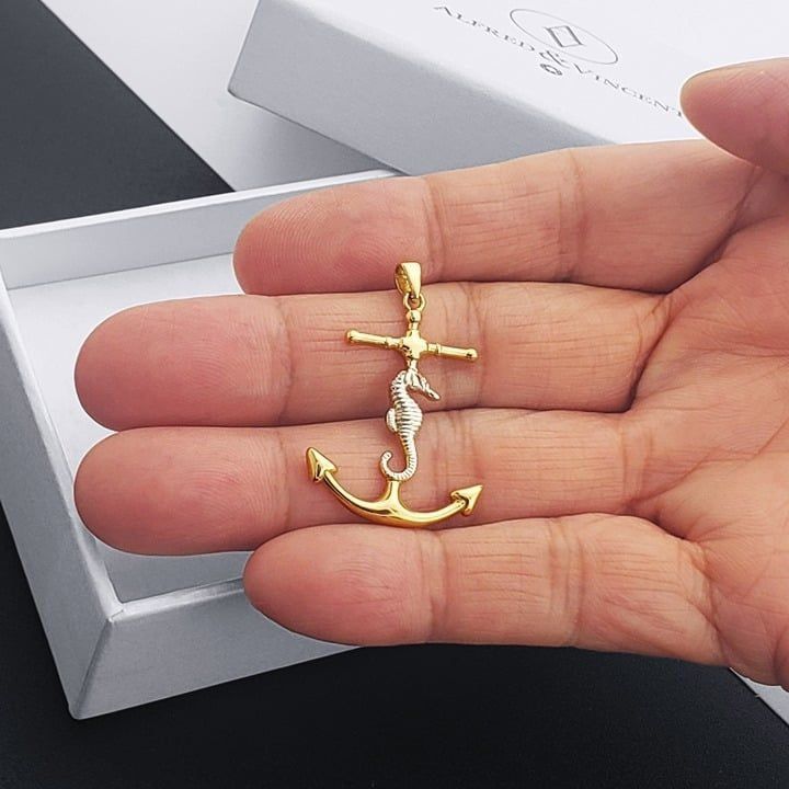 Other Anchor & Seahorse Nautical & Sealife Charm Pendant Size ONE SIZE - 4 Thumbnail