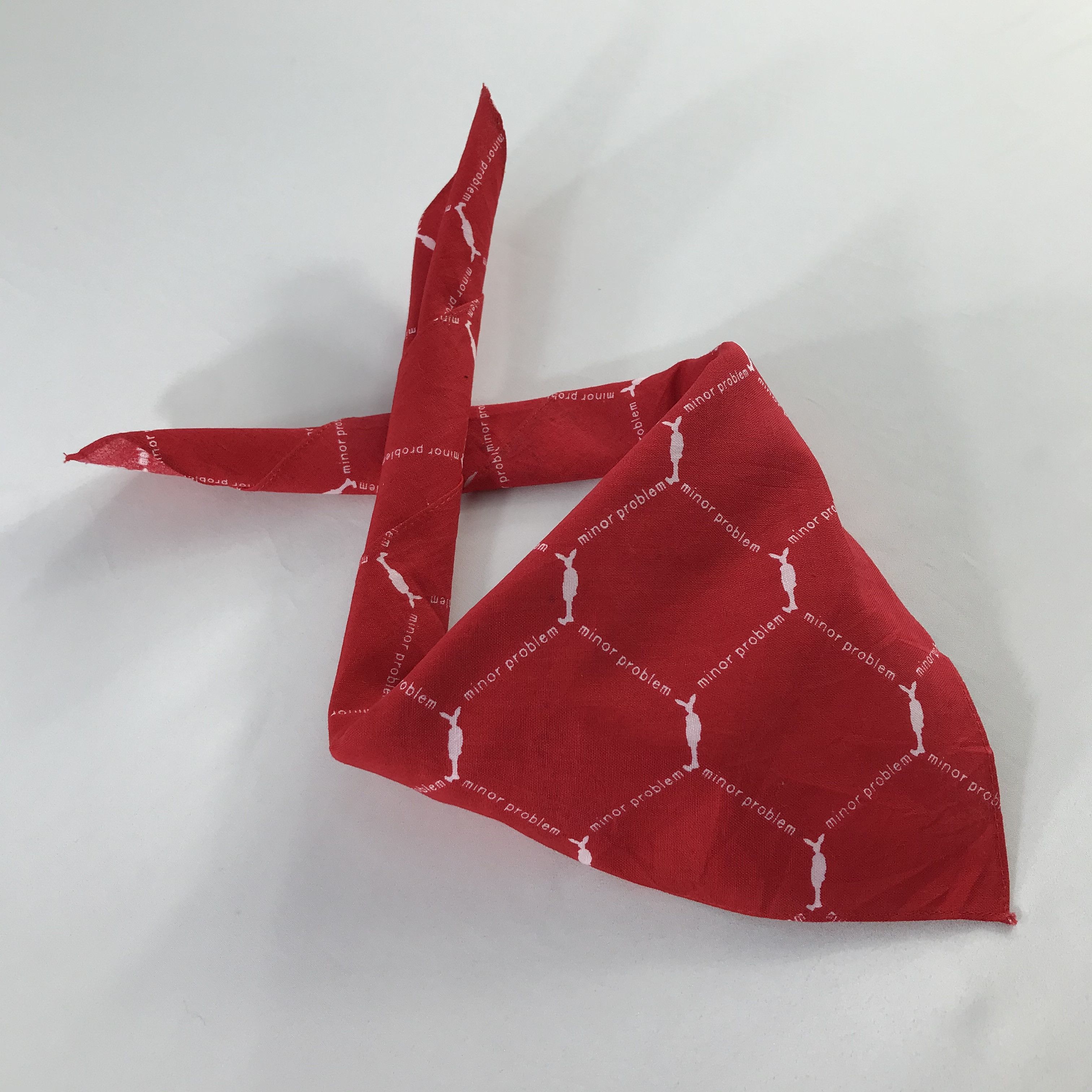Vintage Minor Problem Bandana / Handkerchief / Neckerchief - S973 Size ONE SIZE - 4 Thumbnail