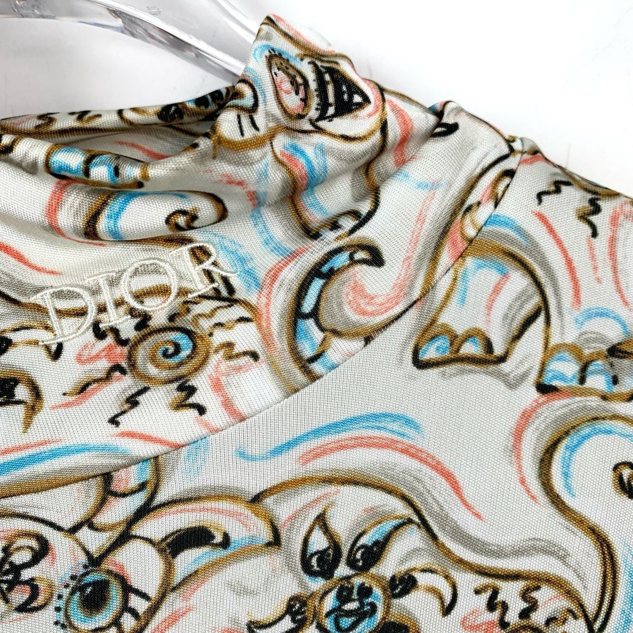 Dior Dior x Kenny Scharf Bull Graphic Print Color-Block High-Neck Size M / US 6-8 / IT 42-44 - 7 Thumbnail