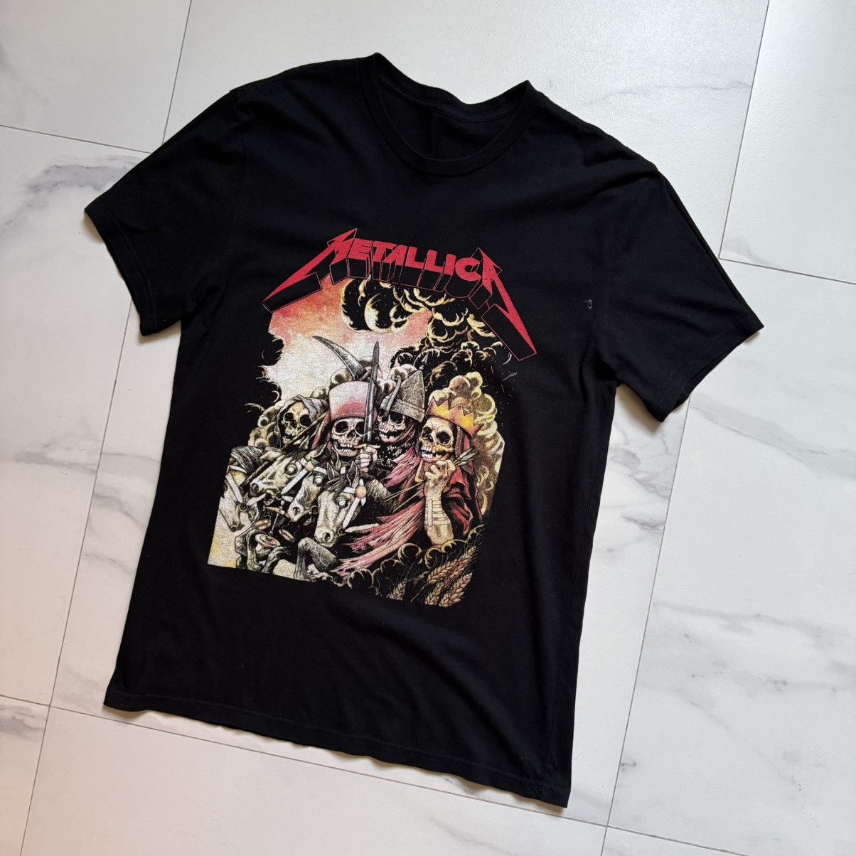 Metallica Metallica The Four Horsemen World Wired Tour T-Shirt Size US M / EU 48-50 / 2 - 4 Thumbnail