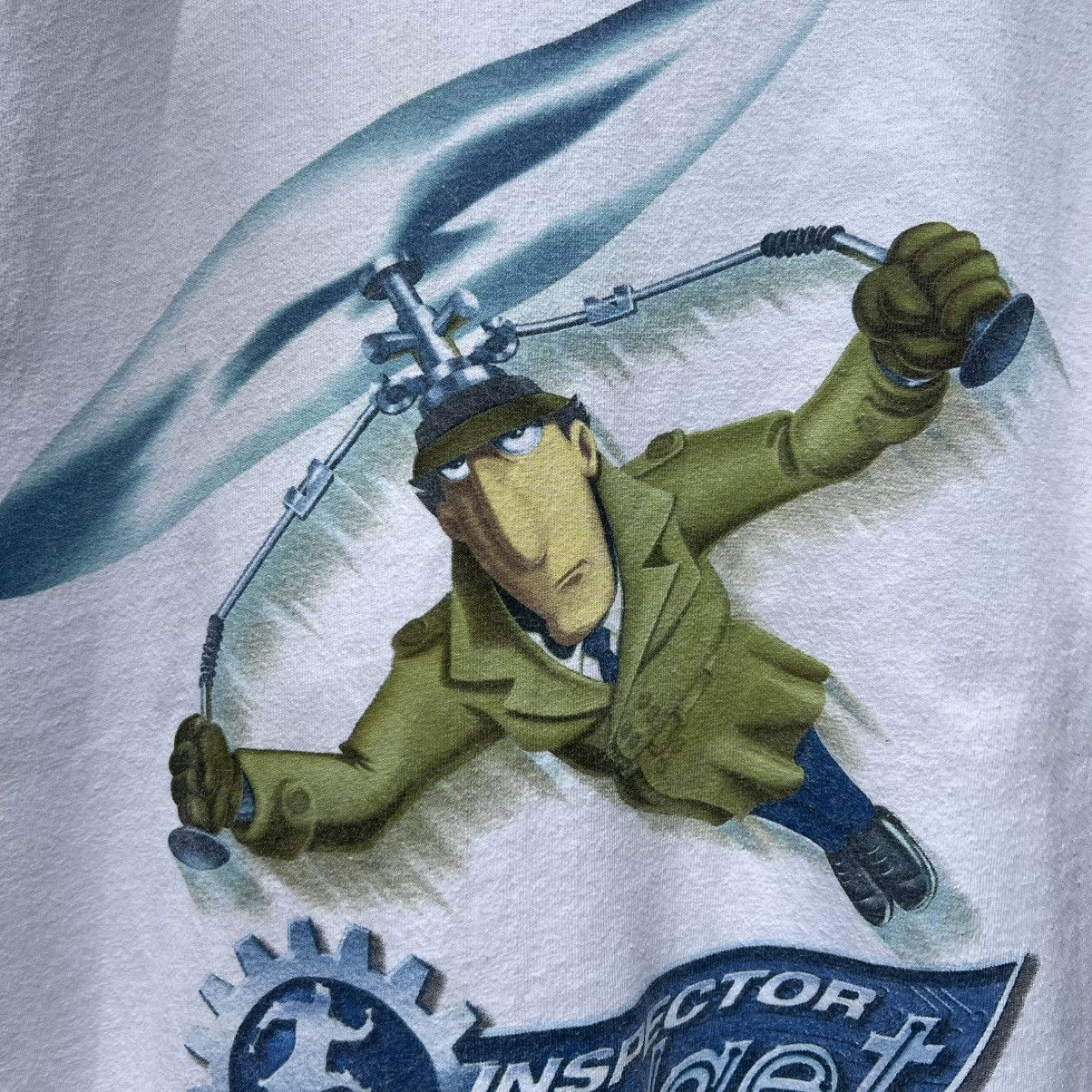 Disney × Vintage VTG ‘90s Inspector Gadget Disney Movie Tee Shirt Cartoon Size US XL / EU 56 / 4 - 2 Thumbnail