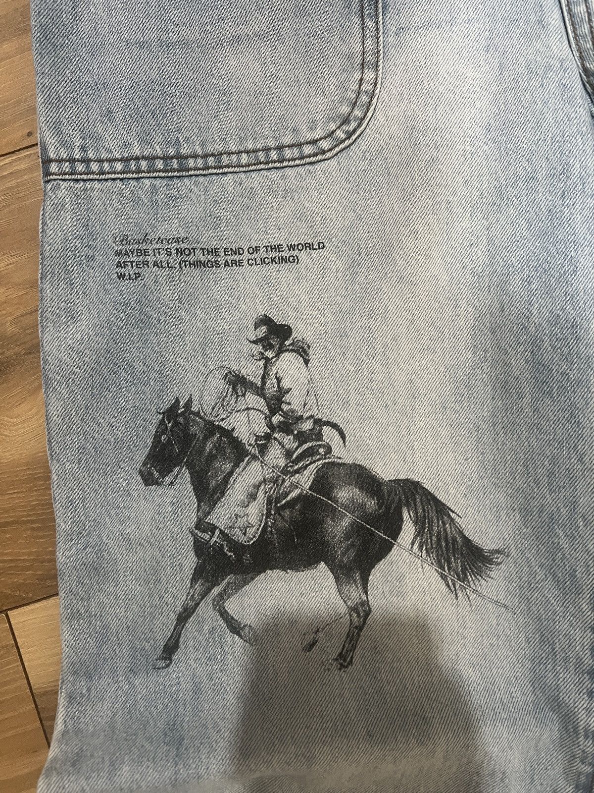 basketcase gallery basketcase 'new western' denim Size US 30 / EU 46 - 2 Thumbnail