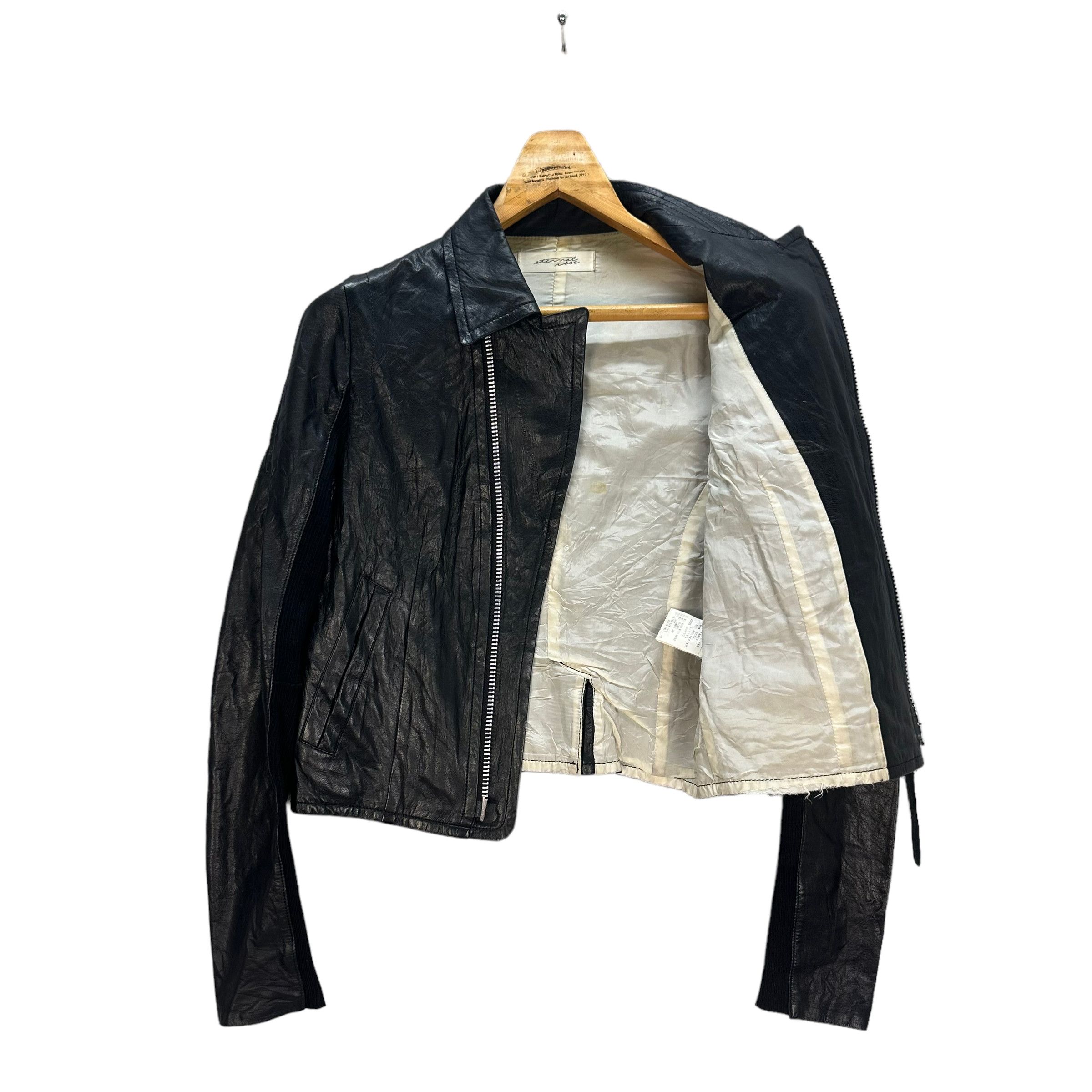 Eternal ETERNAL RISE DERLEATHER HYBRID CROPPED JACKET #7859-185 Size XS / US 0-2 / IT 36-38 - 6 Thumbnail