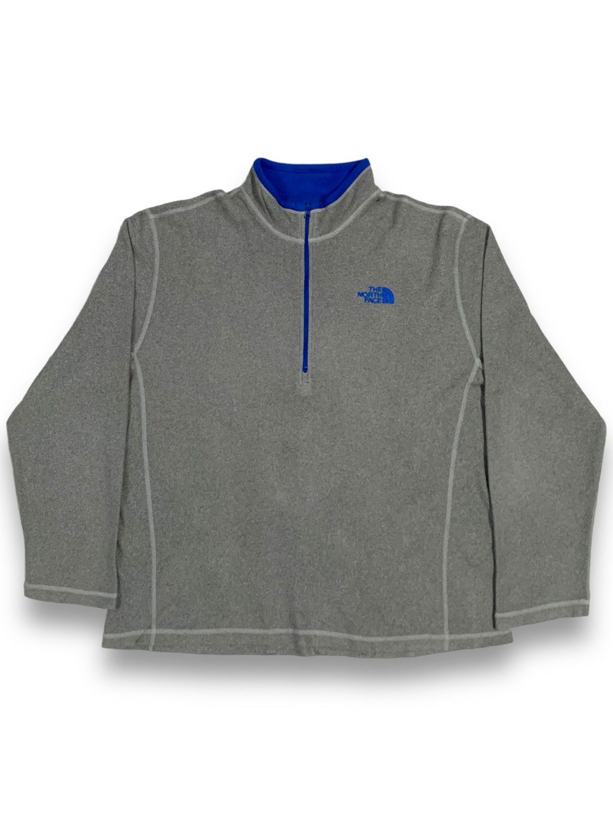 The North Face The North Face Small Logo Quarter Zipper Fleece Sweatshirt Size US XL / EU 56 / 4 - 1 Thumbnail