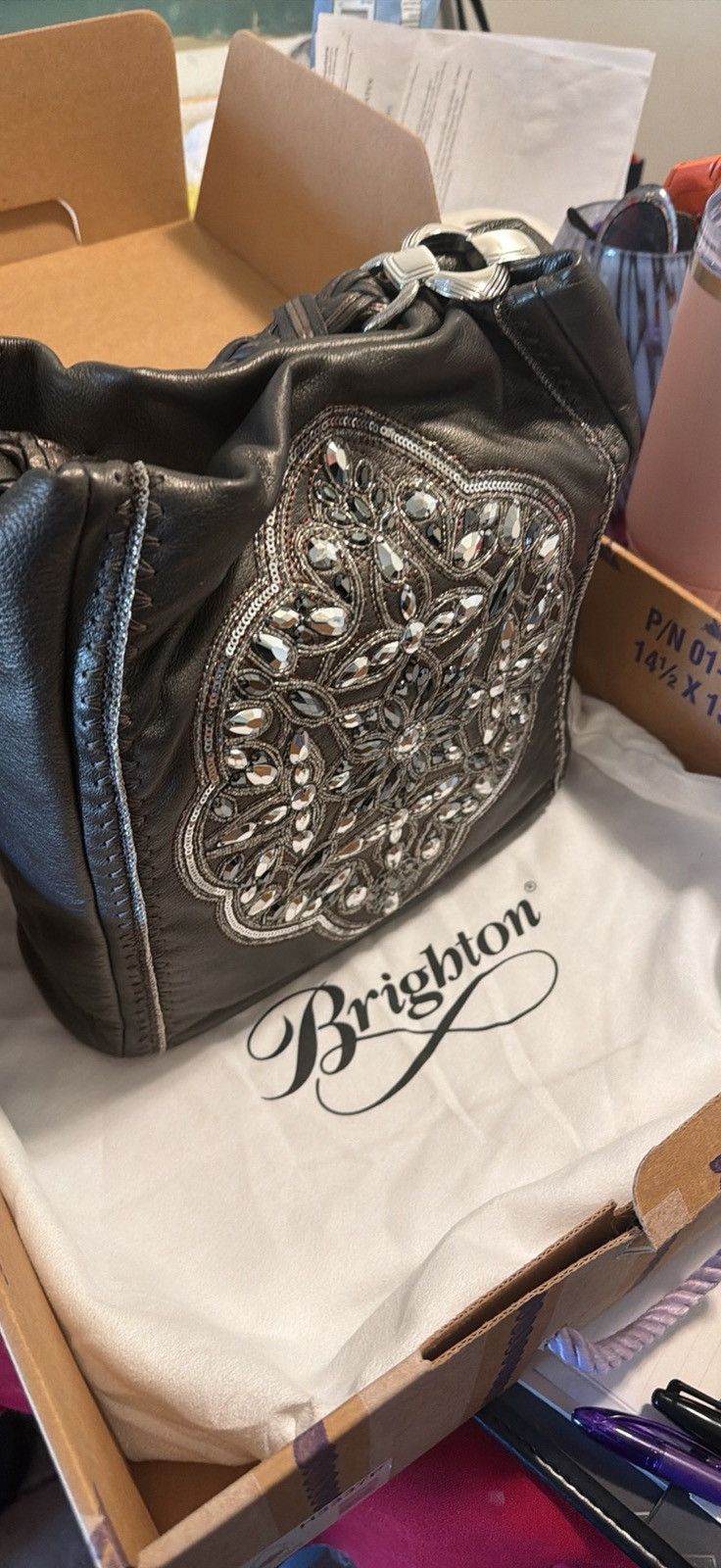 Brighton Brighton Medium Leather Shoulder Purse Size ONE SIZE - 5 Thumbnail