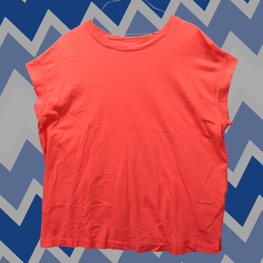 Vintage A New Day Shirt Womens Large Casual Crew Neck Tee Pink Cap Sleeve Size L / US 10 / IT 46 - 1 Thumbnail