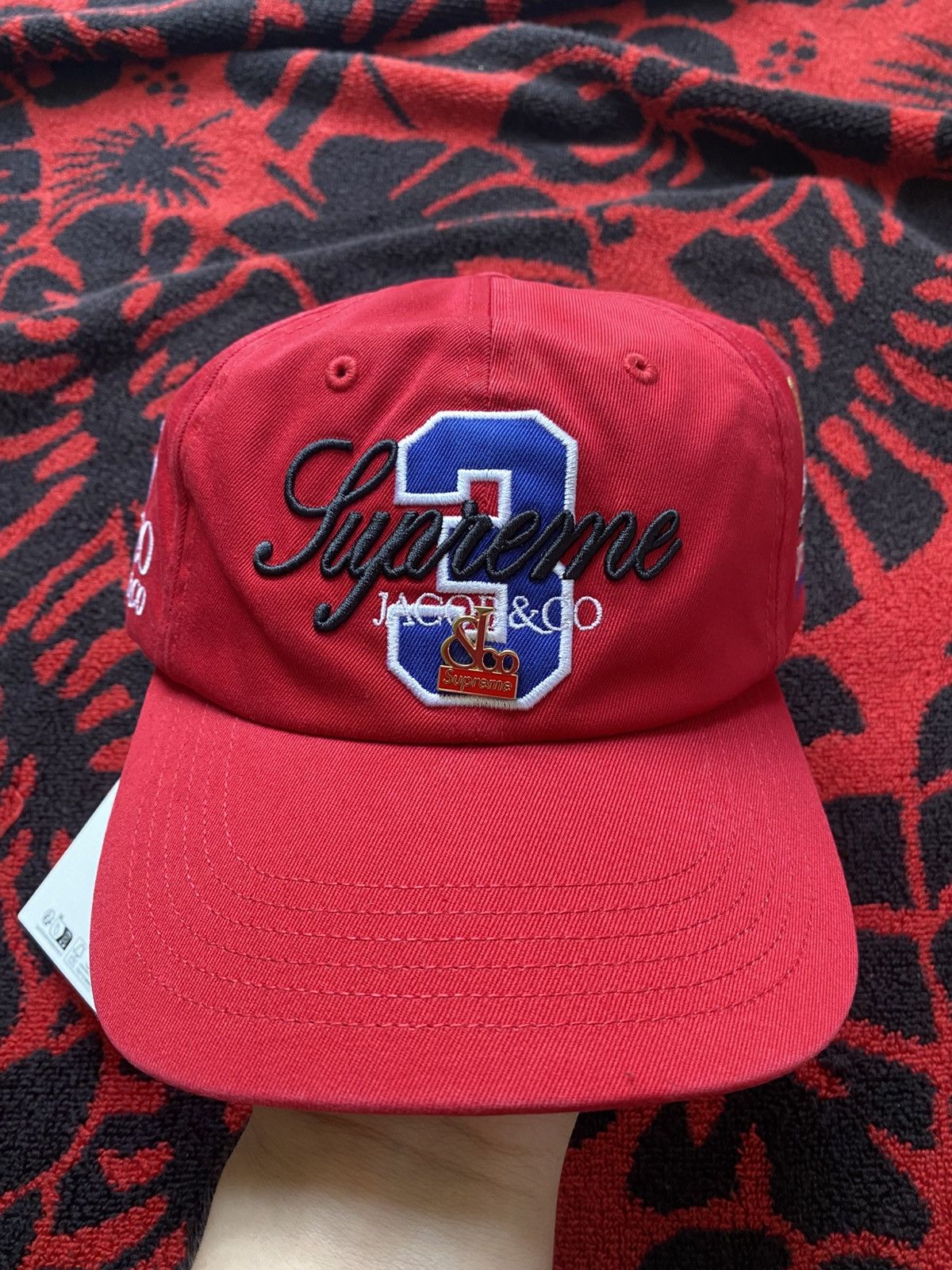 Supreme (NEW) Supreme La Martina 6-Panel Hat (One Size, Black 