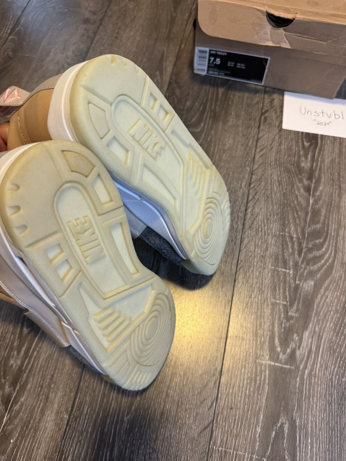 Nike Nike Air Yeezy 1 Net Tan - Size 7.5 - 366164-111 Size US 7.5 / EU 40-41 - 6 Thumbnail