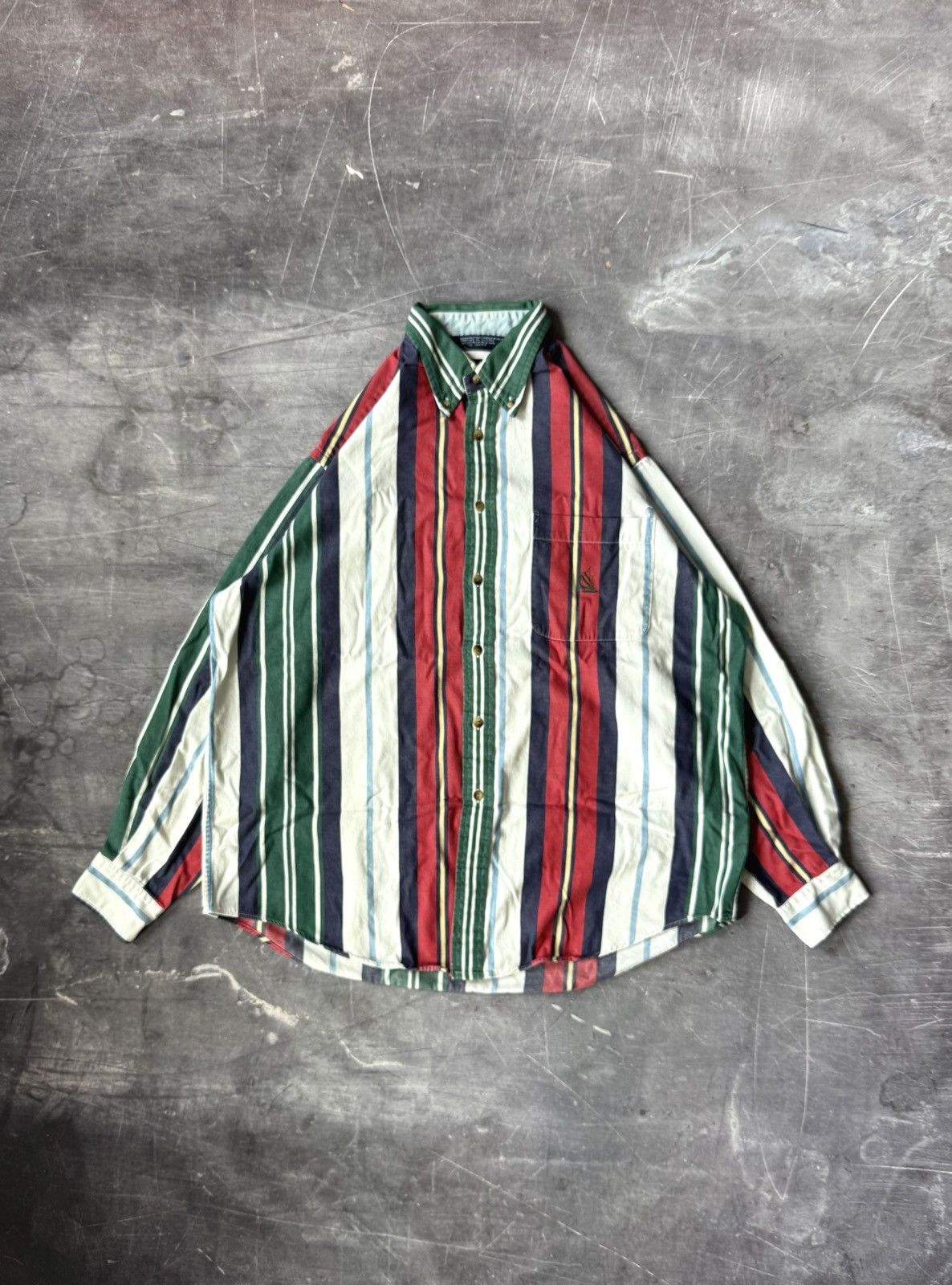 Nautica Vintage Y2K Nautica Button-down Long-Sleeve Shirt (L) Size US L / EU 52-54 / 3 - 1 Thumbnail