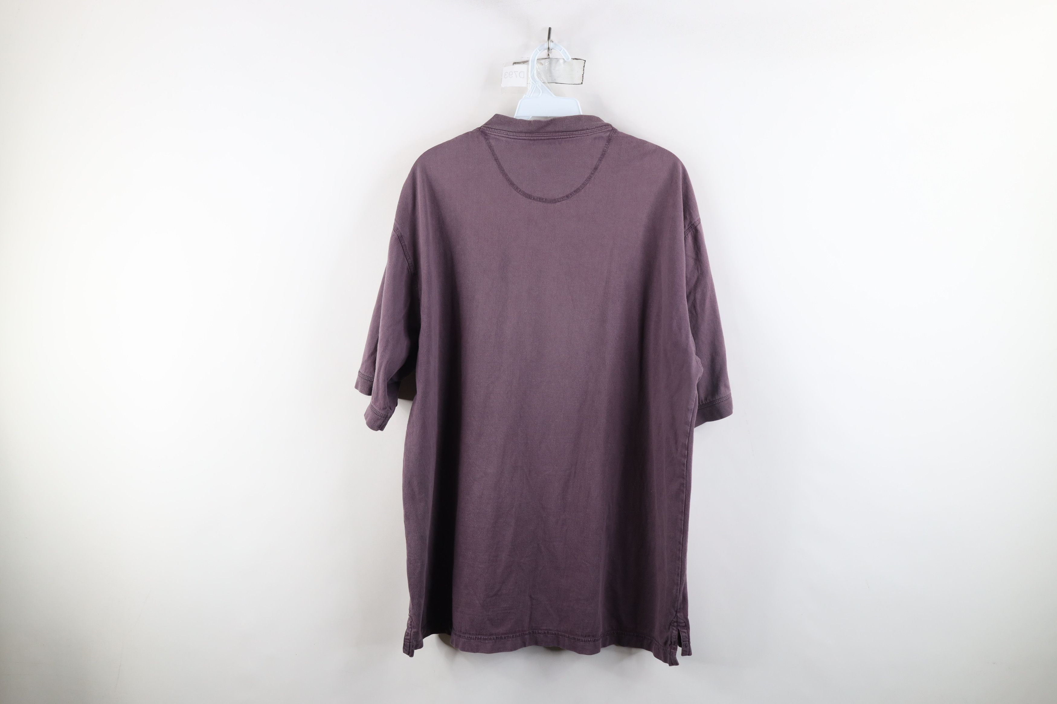 Cabelas × Vintage Vintage 90s Cabelas Dye Stonewash Heavyweight Henley T-Shirt Size US L / EU 52-54 / 3 - 10 Thumbnail