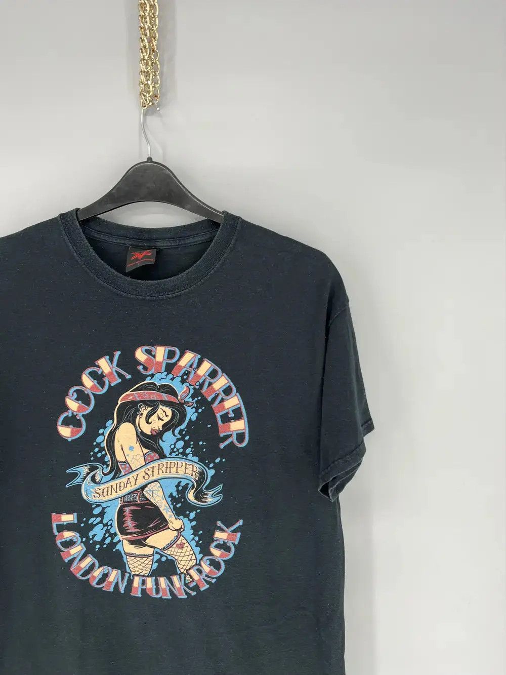 Band Tees × Vintage Vintage Y2k Cock Sparrer Punk oii t shirt Size US L / EU 52-54 / 3 - 5 Thumbnail