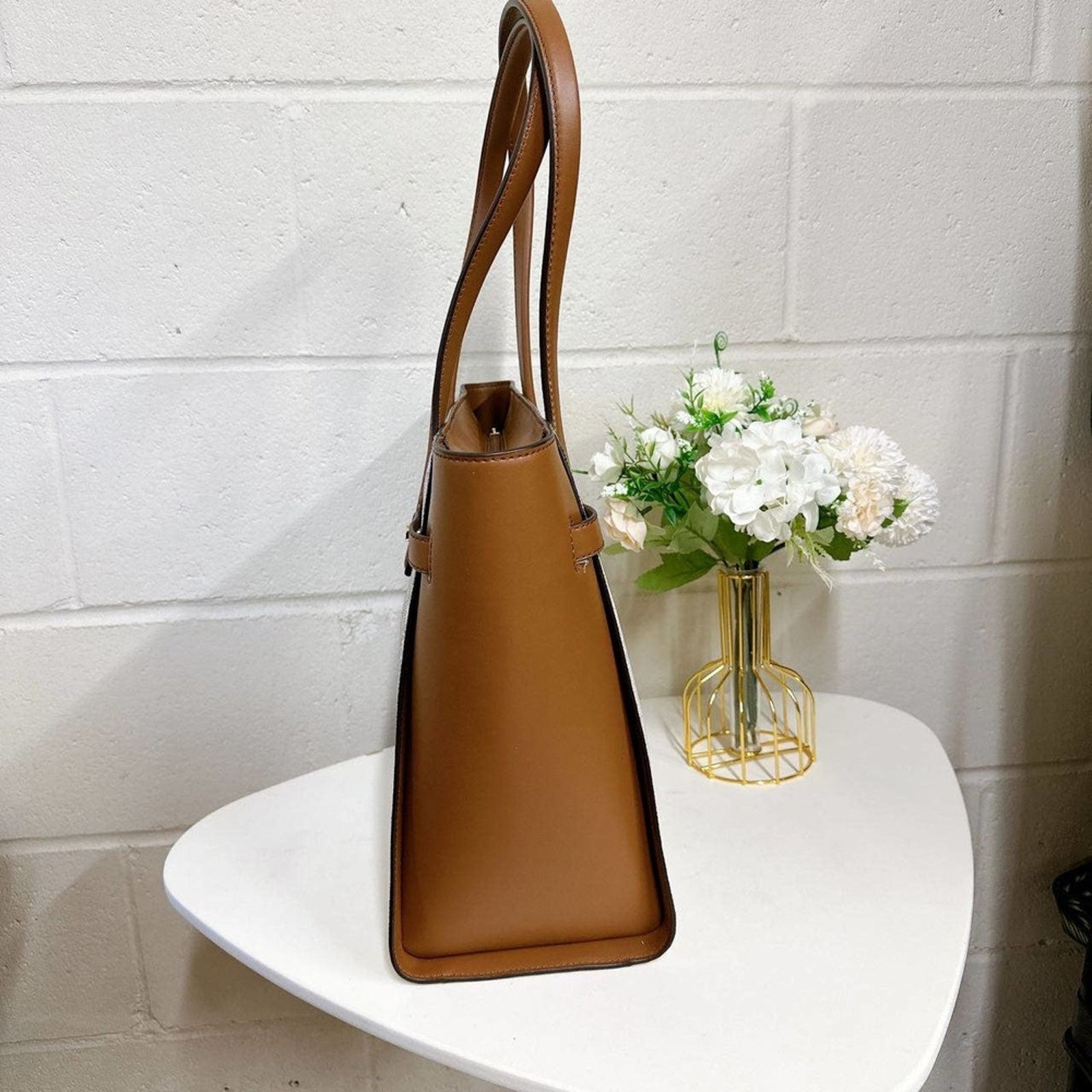 Michael Kors Michael Kors 35S2GNMT3B Tote Bag IN Beige Size ONE SIZE - 4 Thumbnail