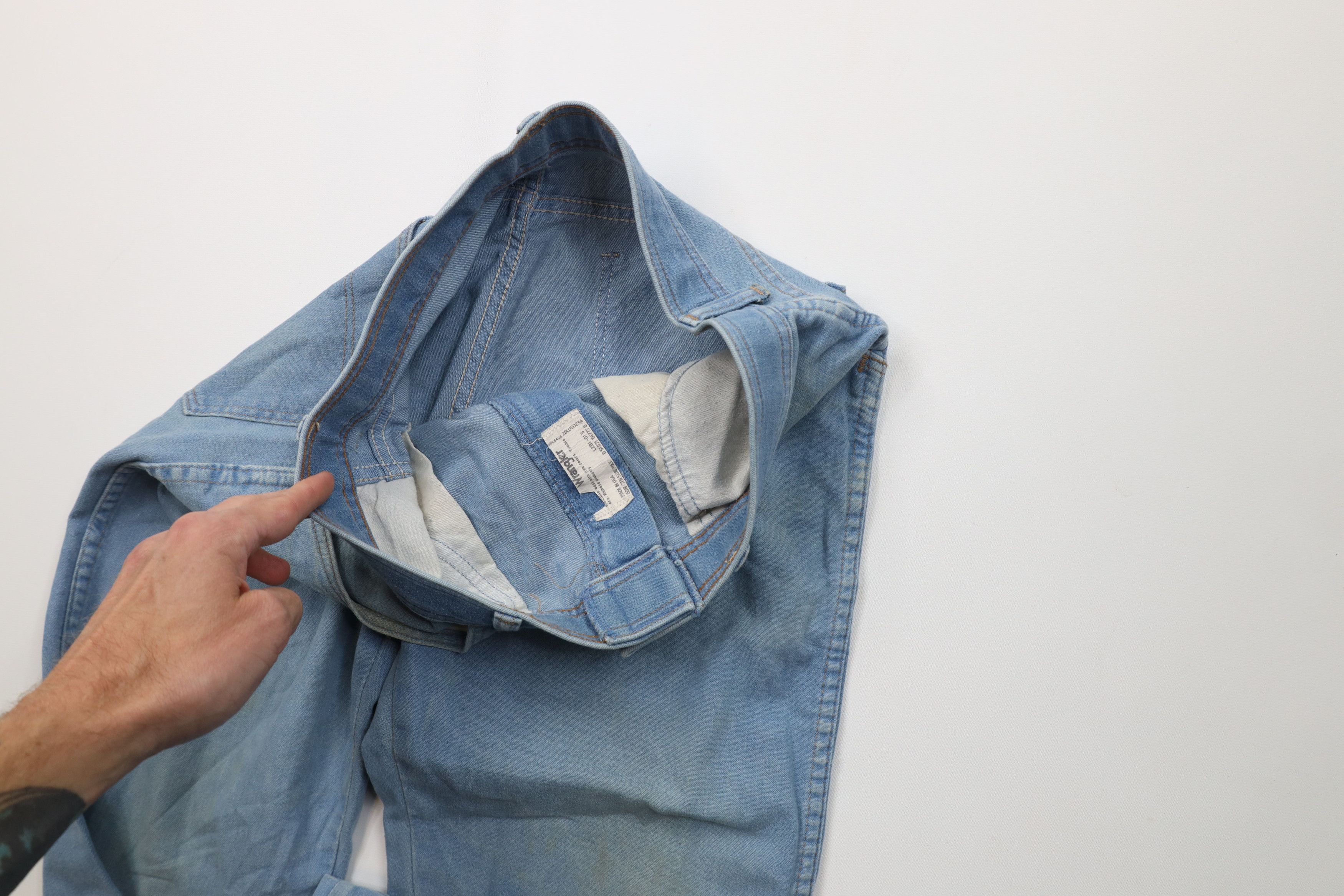 Wrangler Vintage 80s 90s Wrangler Straight Leg Denim Jeans USA Size US 32 / EU 48 - 9 Thumbnail