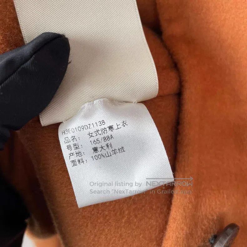 Hermes Hermes Caramel Brown Metal Ring Knit Coat Size XS / US 0-2 / IT 36-38 - 5 Thumbnail