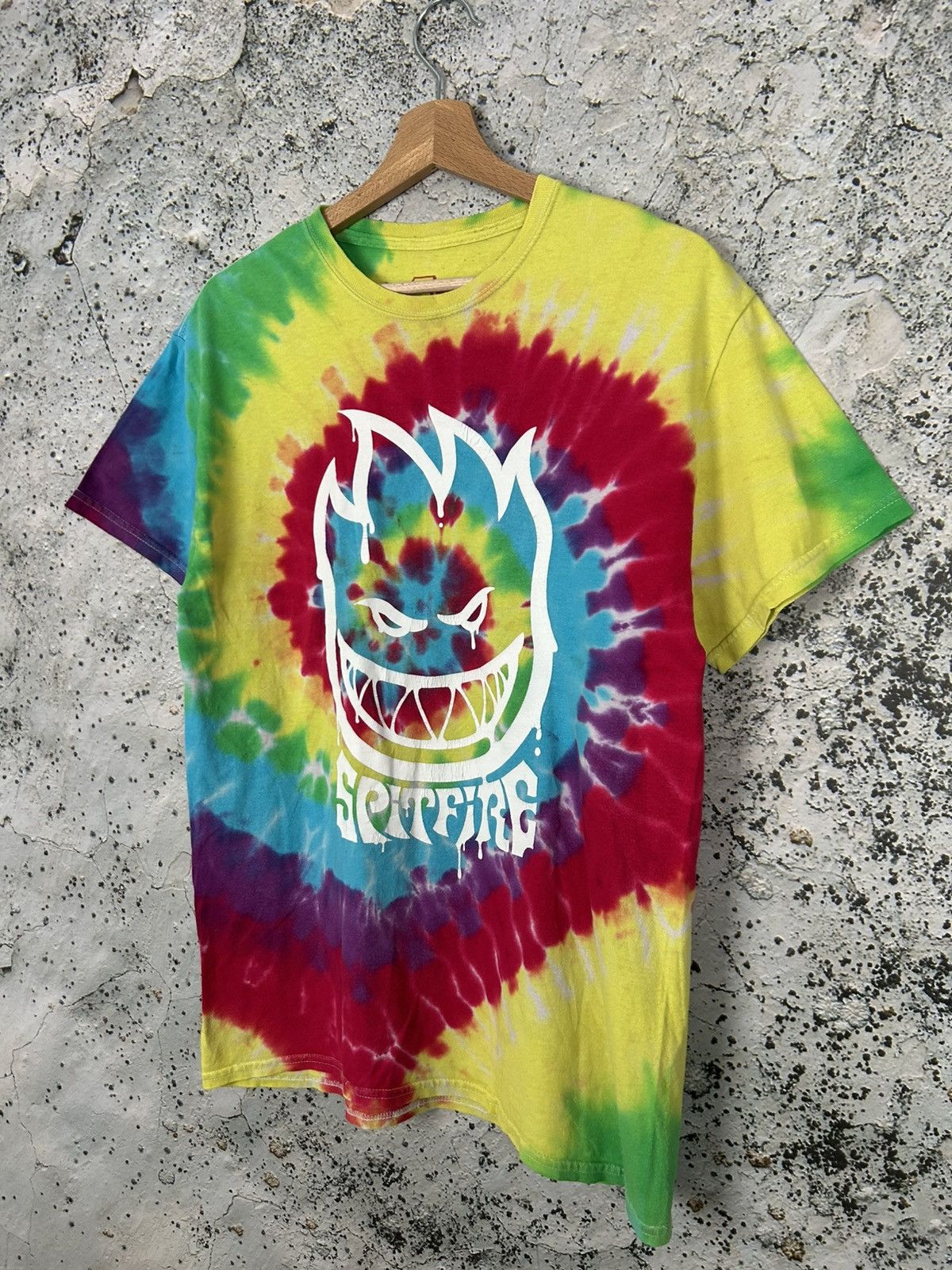 Spitfire Spitfire Wheels Graphic Tee Tie Dye Skateboards Hype Size US M / EU 48-50 / 2 - 2 Thumbnail