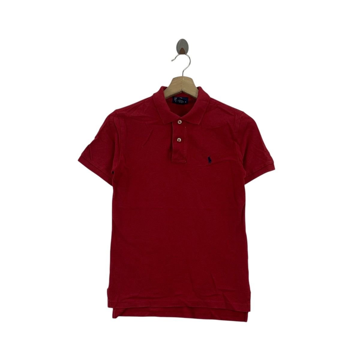 Polo Ralph Lauren Vintage POLO RALPH LAUREN Small Pony Red Tee Shirt Top Size S / US 4 / IT 40 - 1 Thumbnail