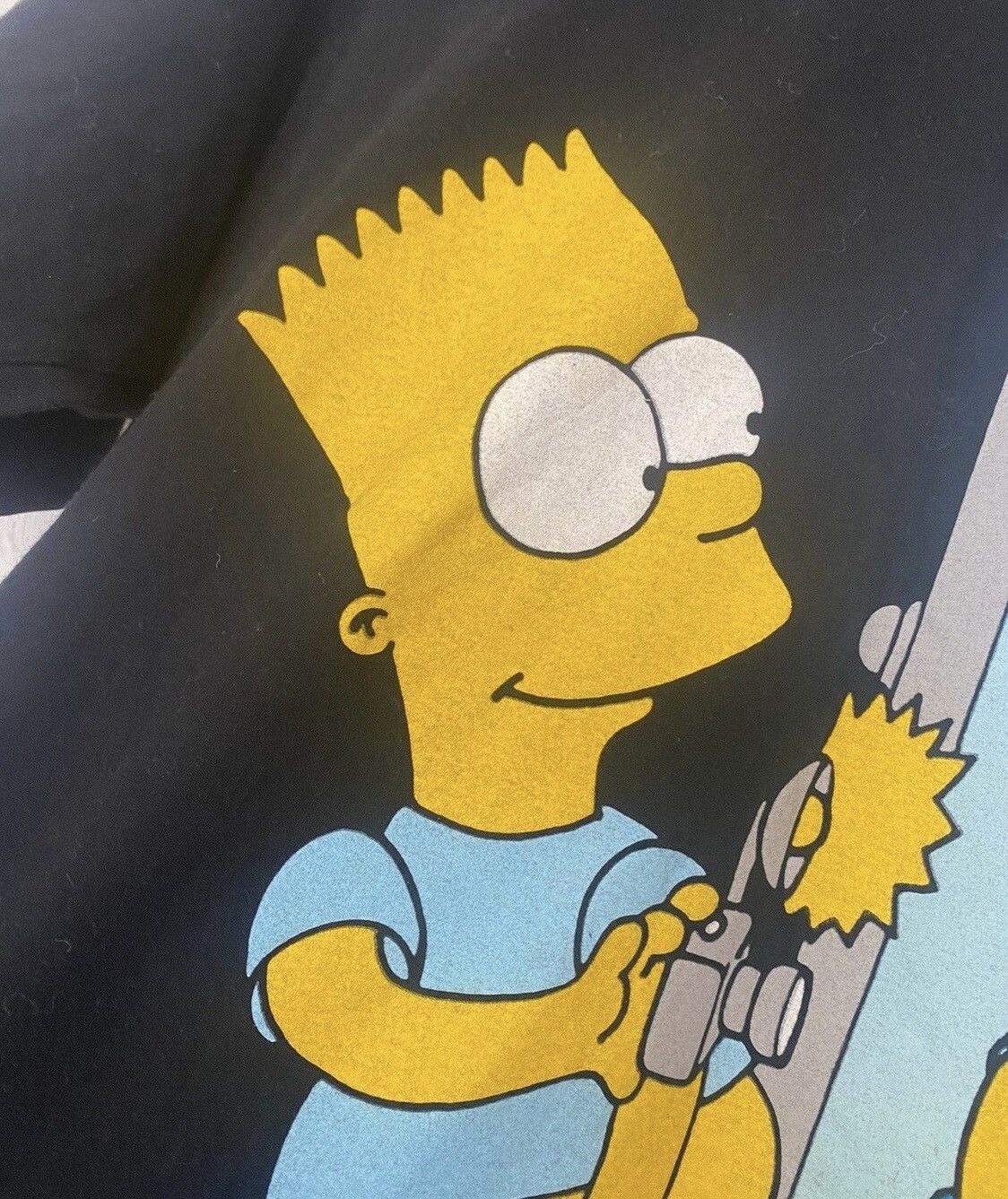 Cartoon Network Y2K VTG 1997 Simpsons Rare Printed T Shirt Bart Ass Tee Hype Size US S / EU 44-46 / 1 - 5 Thumbnail