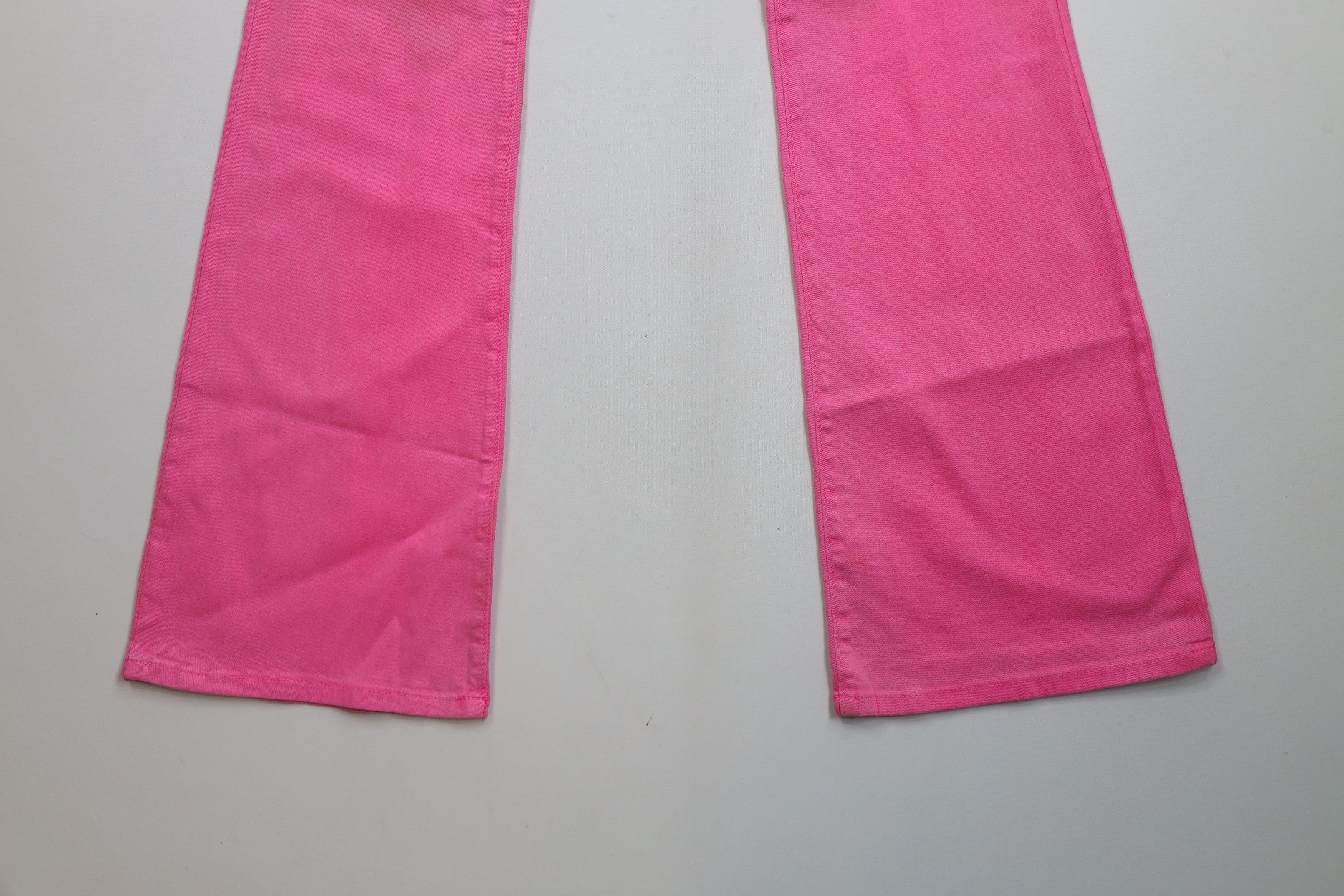 Vintage × Von Dutch Vintage 90s Y2K Von Dutch Babydoll Flared Pants Pink USA Size 27" / US 4 / IT 40 - 4 Thumbnail