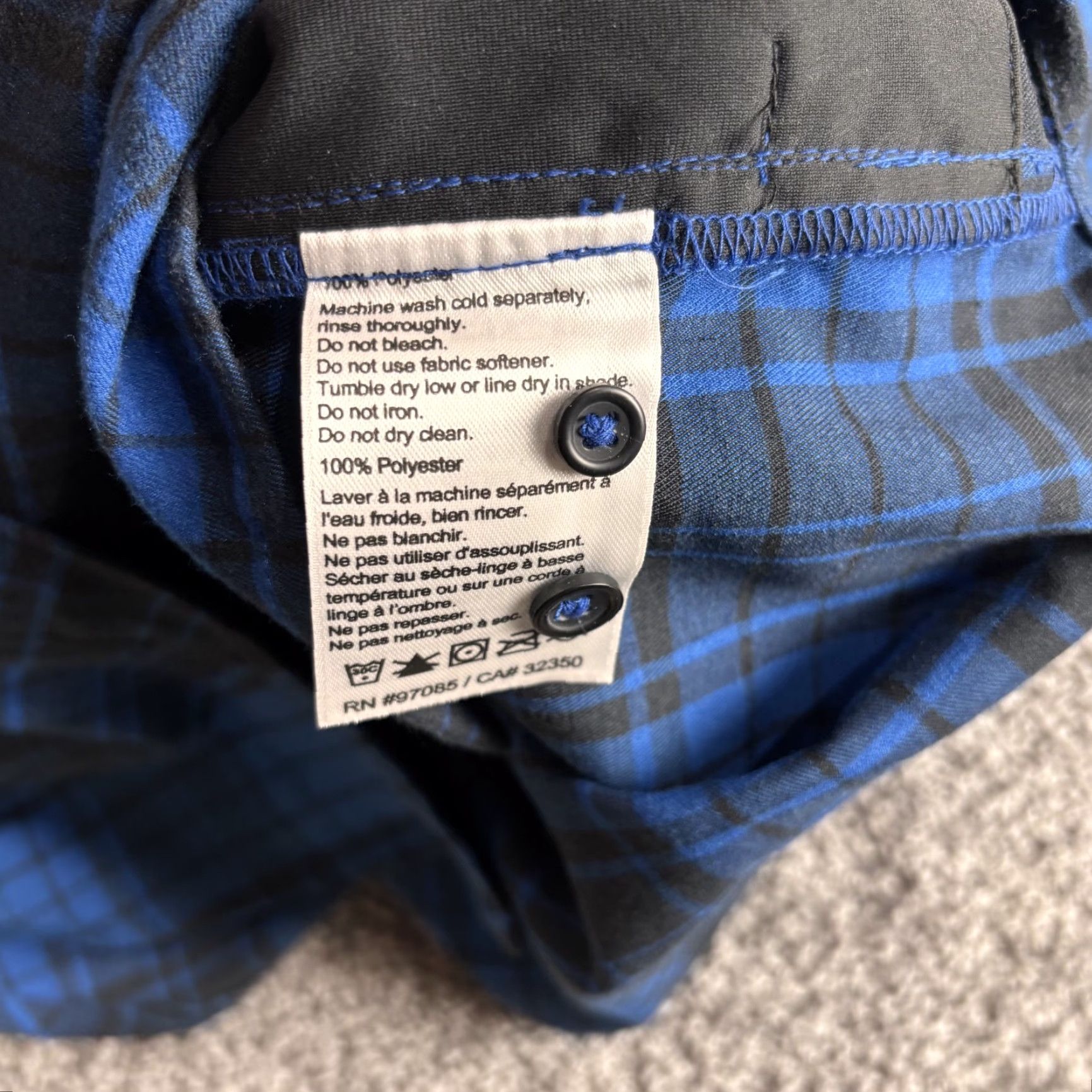 Outdoor Research Outdoor Research Kulshan Flannel Shirt Women's Small Blue Black Plaid Button Up Size S / US 4 / IT 40 - 5 Thumbnail