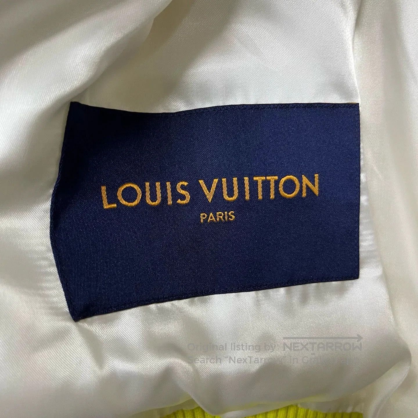 Louis Vuitton louis vuitton yellow baseball jacket with logo. Size US L / EU 52-54 / 3 - 4 Thumbnail